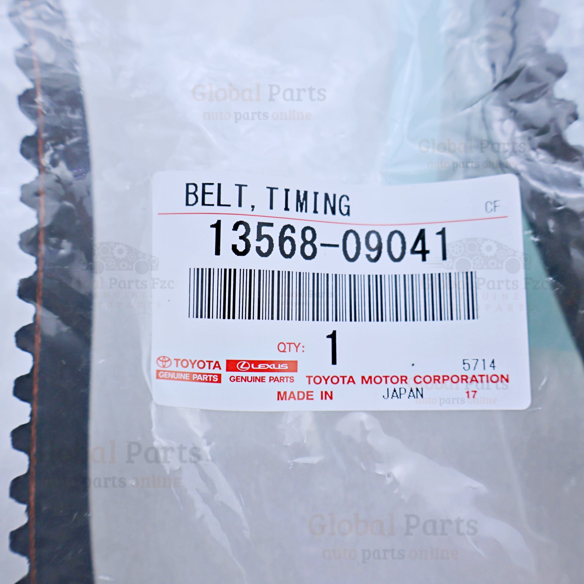 Genuine Toyota OEM Timing Belt - 13568-09041