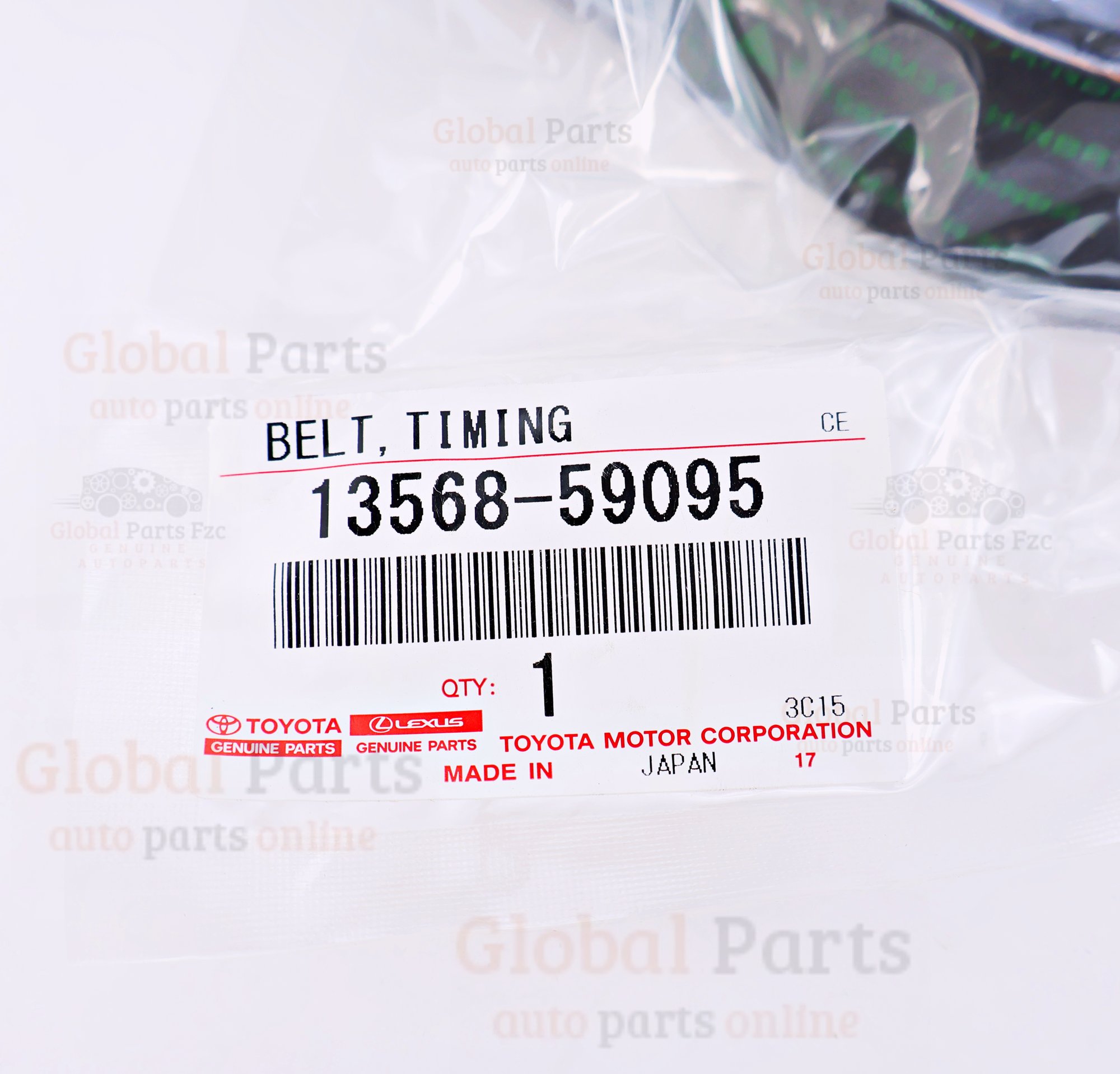 Genuine Toyota OEM Timing Belt - 13568-59095