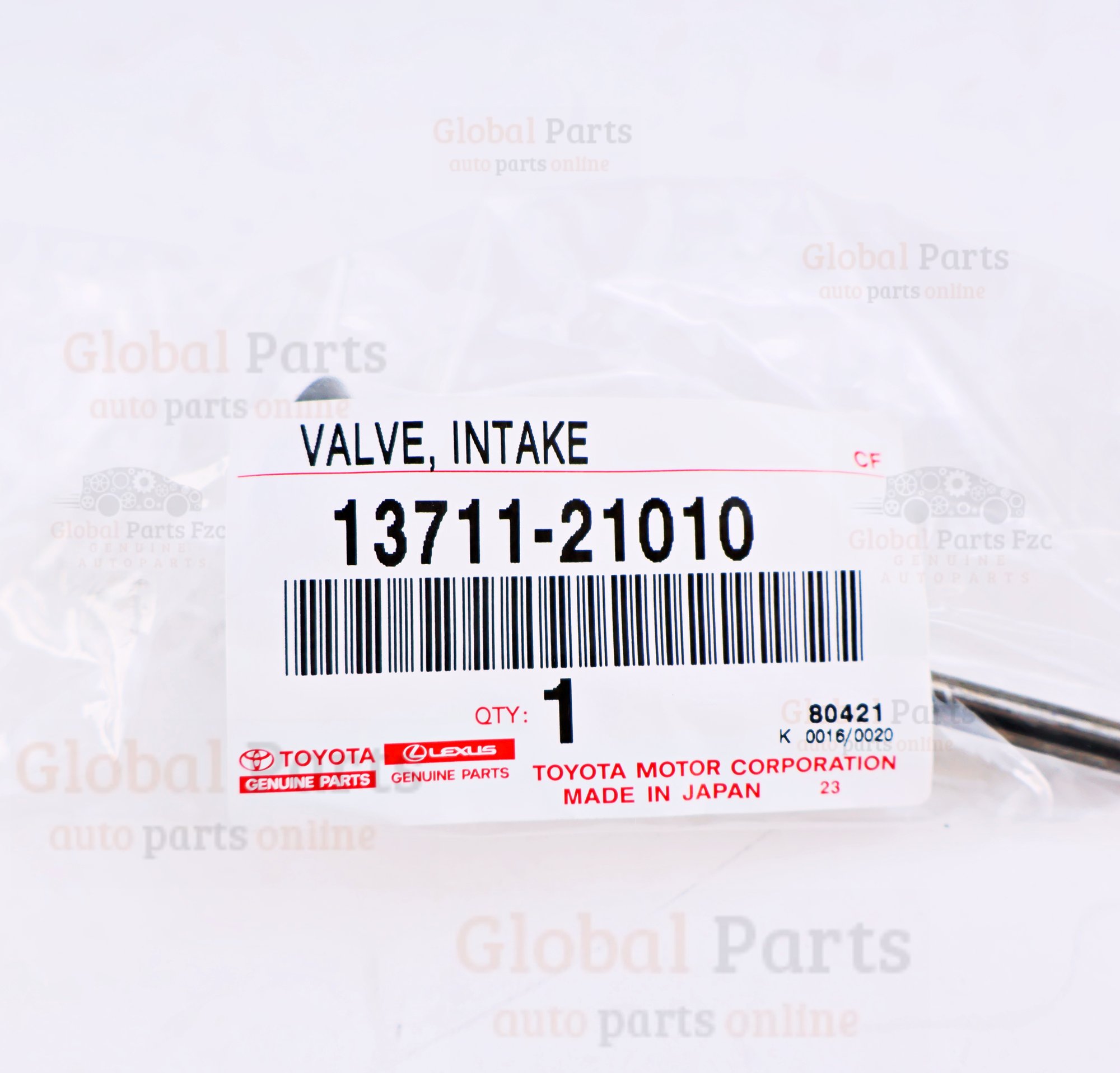 Genuine Toyota OEM Valve Intake - 13711-21010