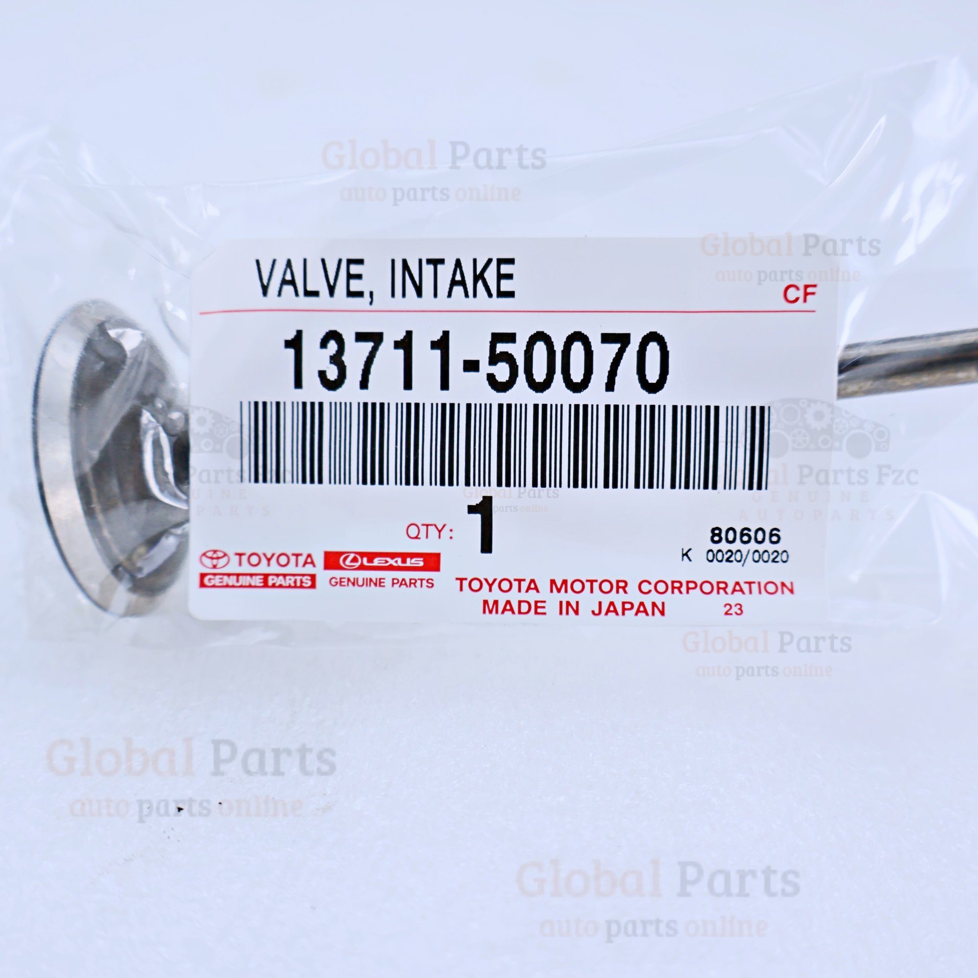 Genuine Toyota OEM Intake Valve - 13711-50070
