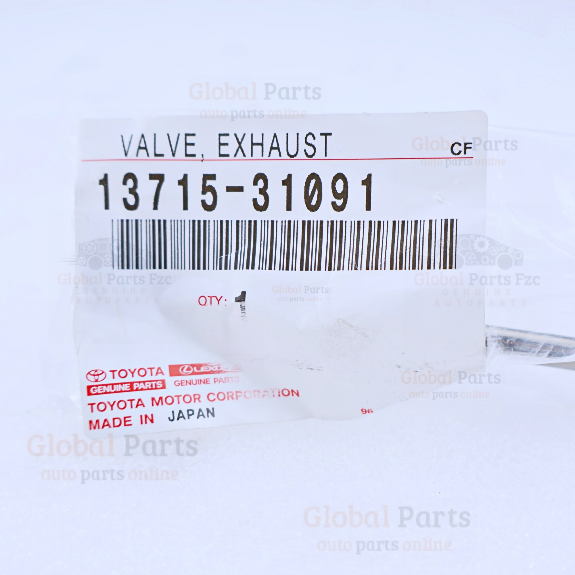 Genuine Toyota OEM Exhaust Valve - 13715-31091