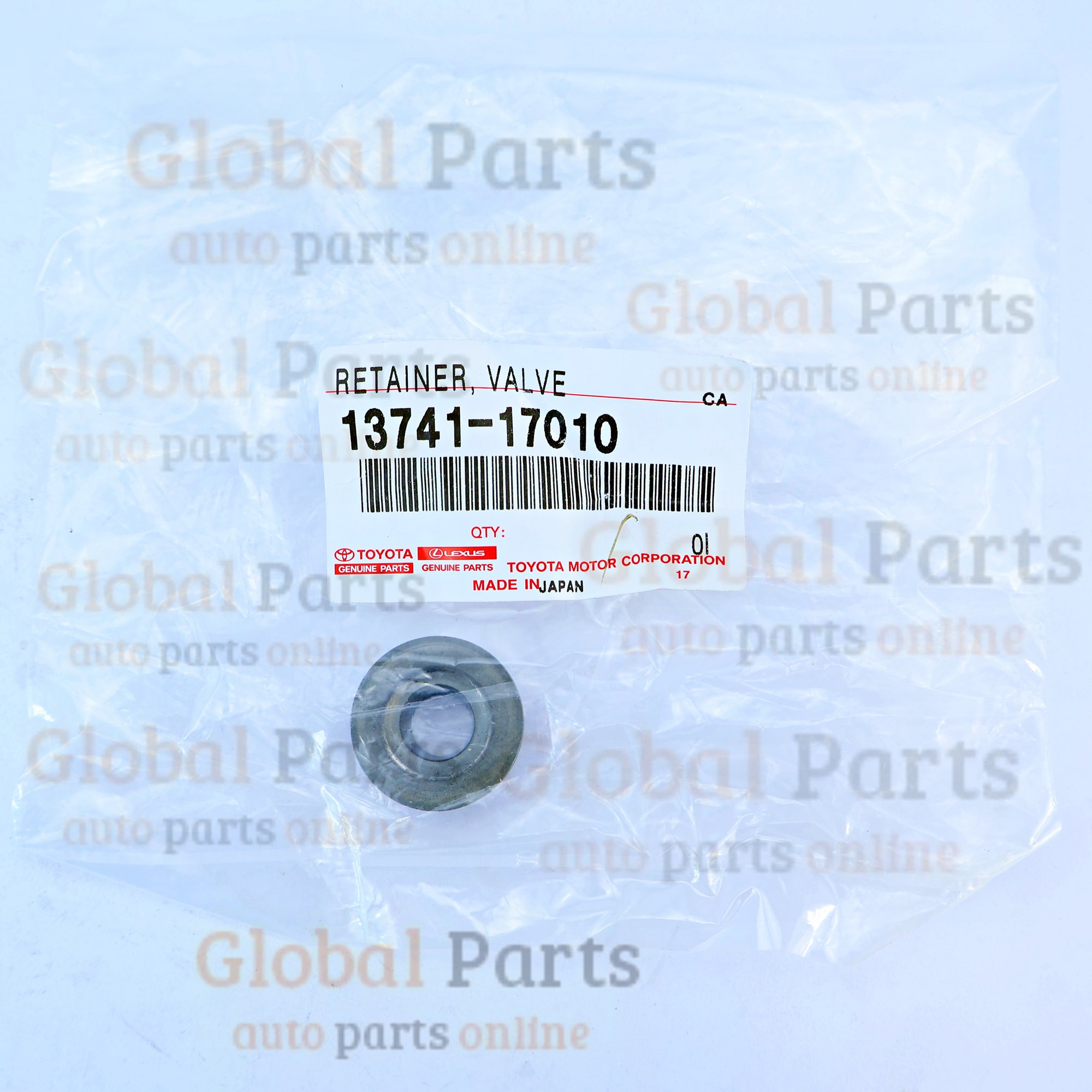 Genuine Toyota OEM Valve Spring Retainer - 13741-17010