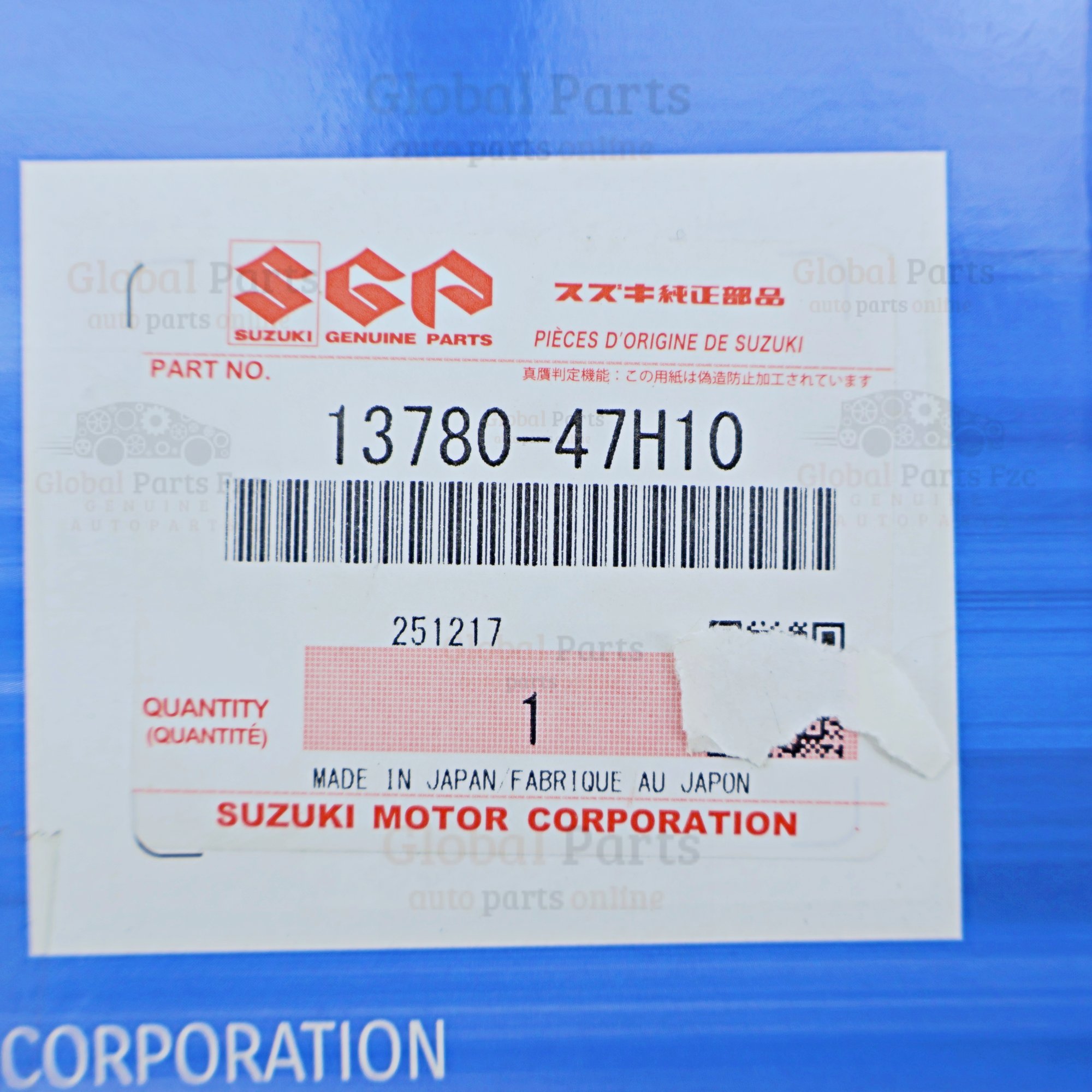 Genuine Suzuki OEM Air Filter - 13780-47H10