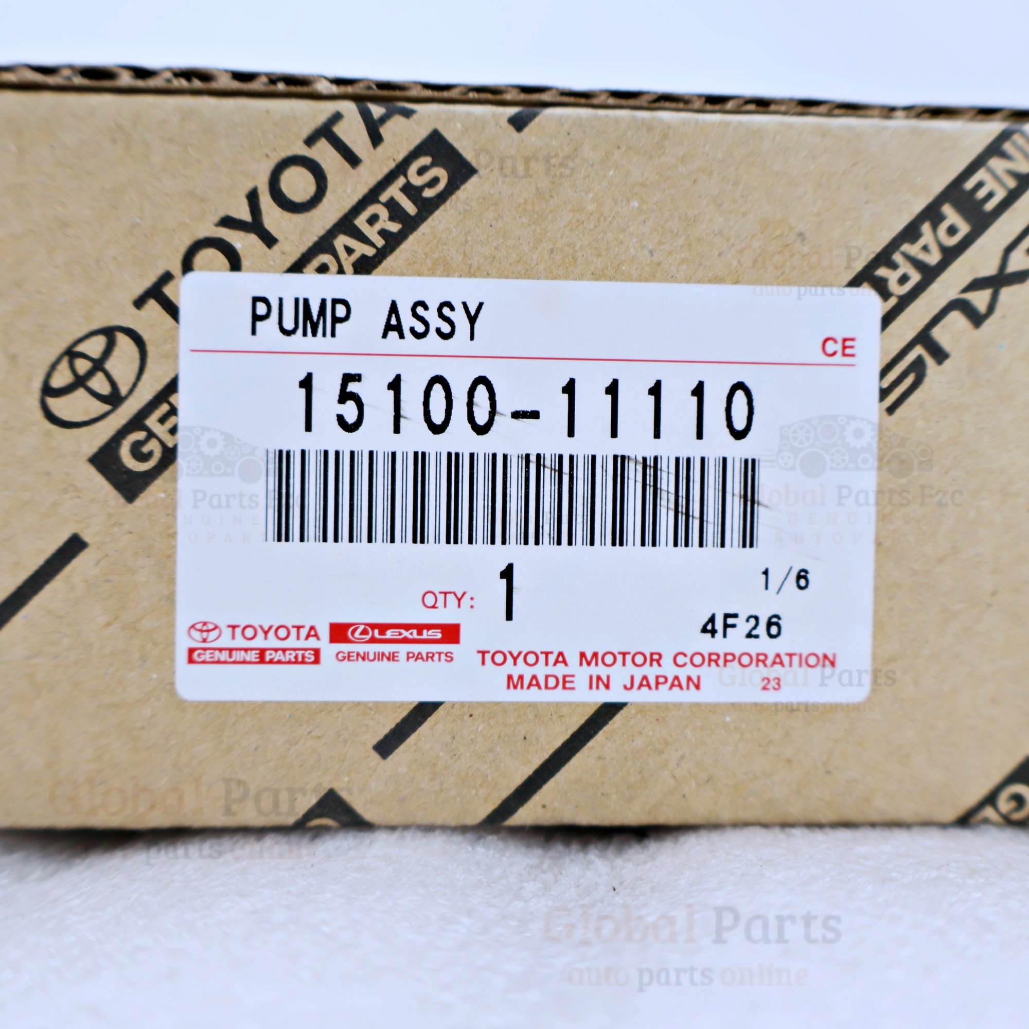 Genuine Toyota OEM Engine Oil Pump - 15100-11110