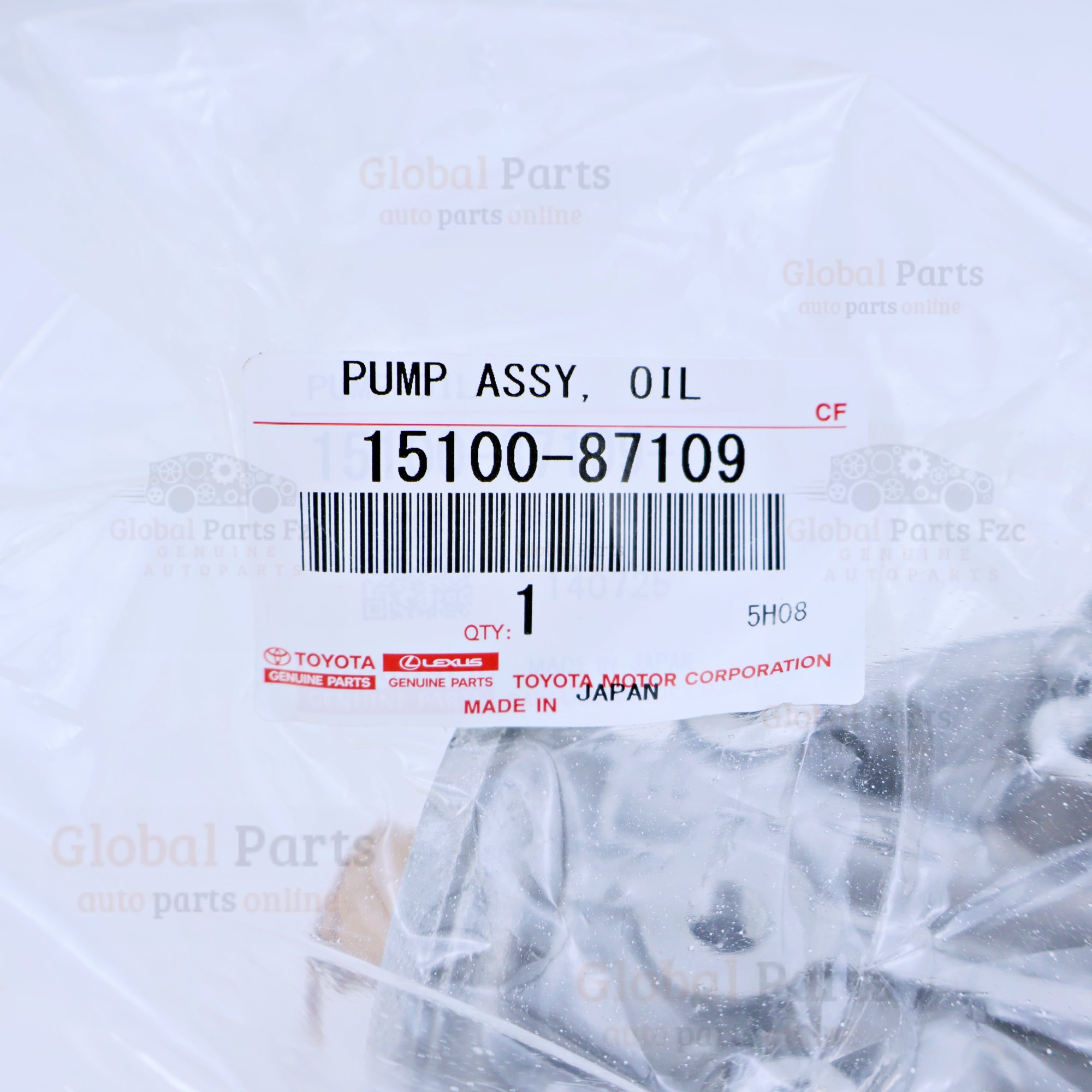Genuine Toyota OEM Engine Oil Pump - 15100-87109