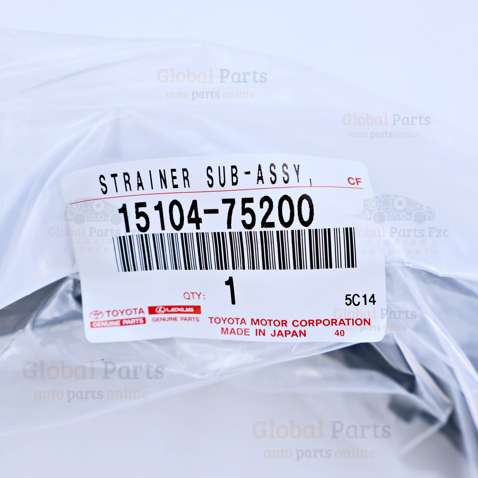 Genuine Toyota OEM Oil Strainer - 15104-75200