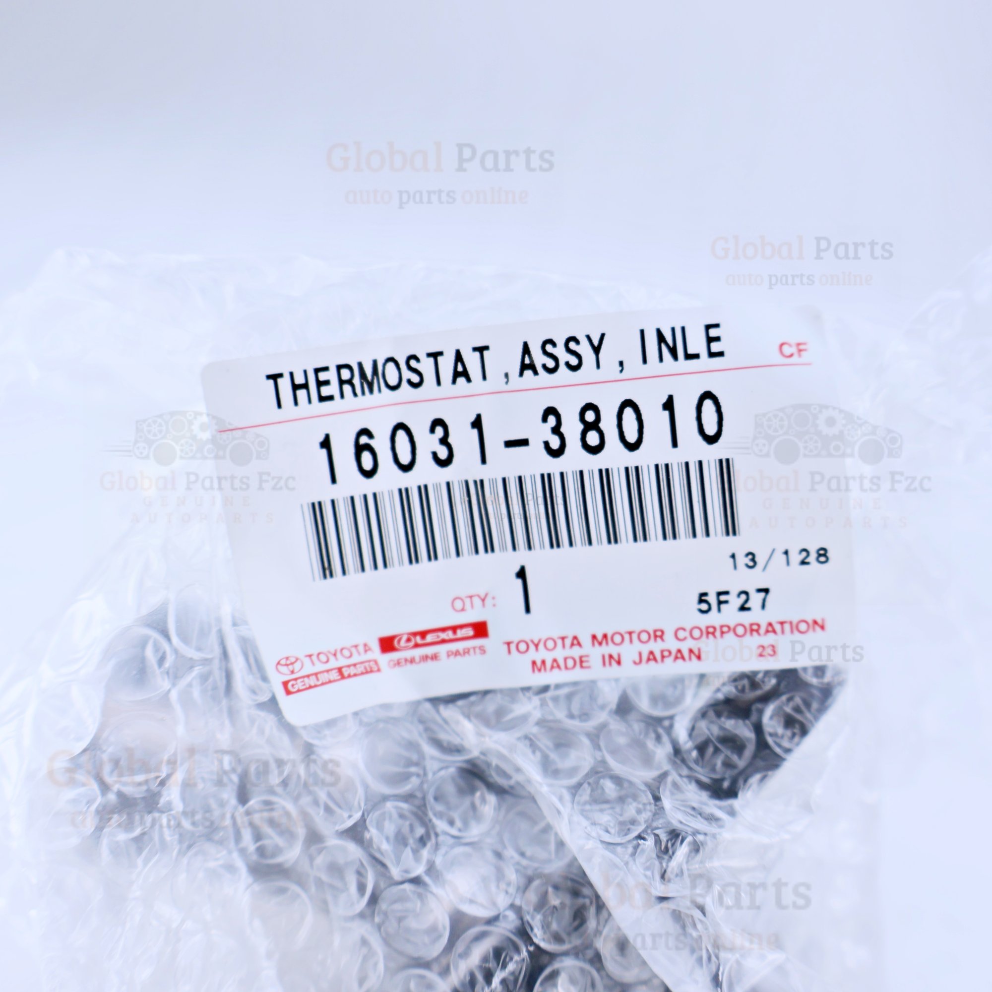 Genuine Toyota OEM Engine Coolant Thermostat - 16031-38010