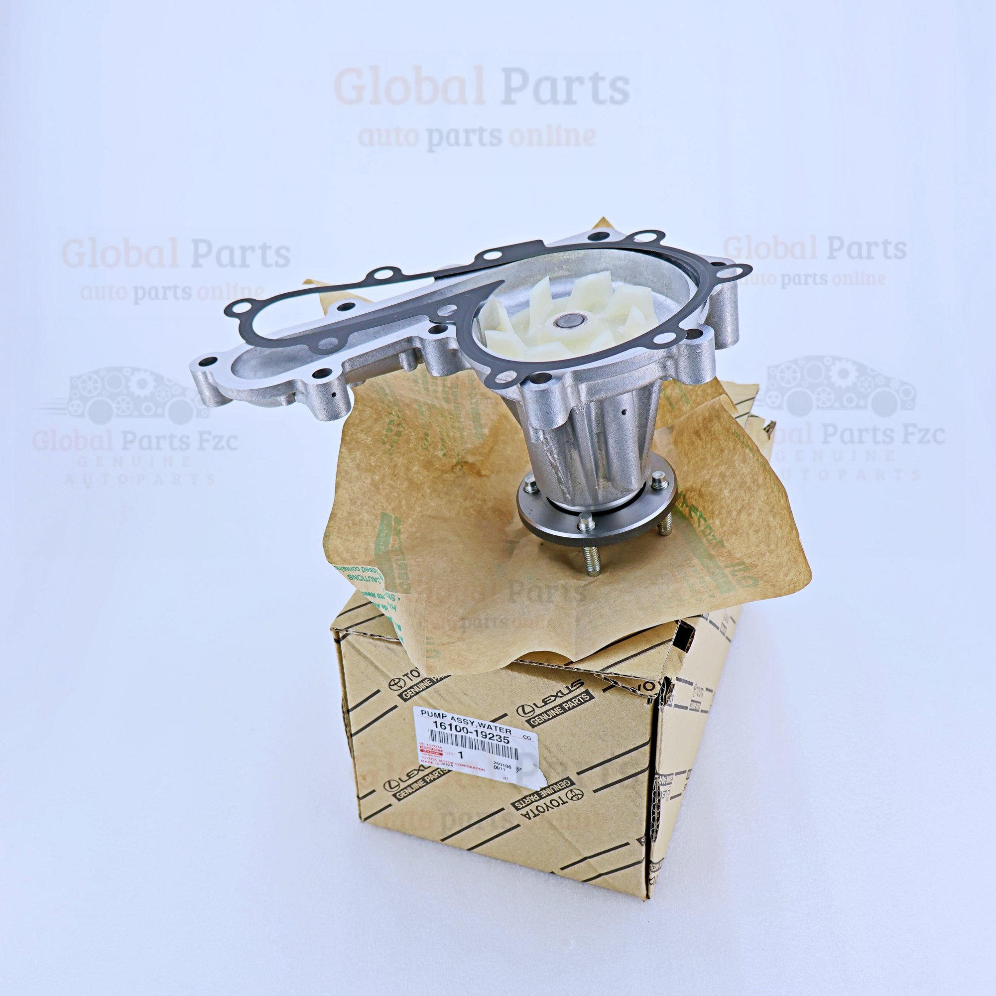 Genuine Toyota OEM Engine Water Pump - 16100-19235