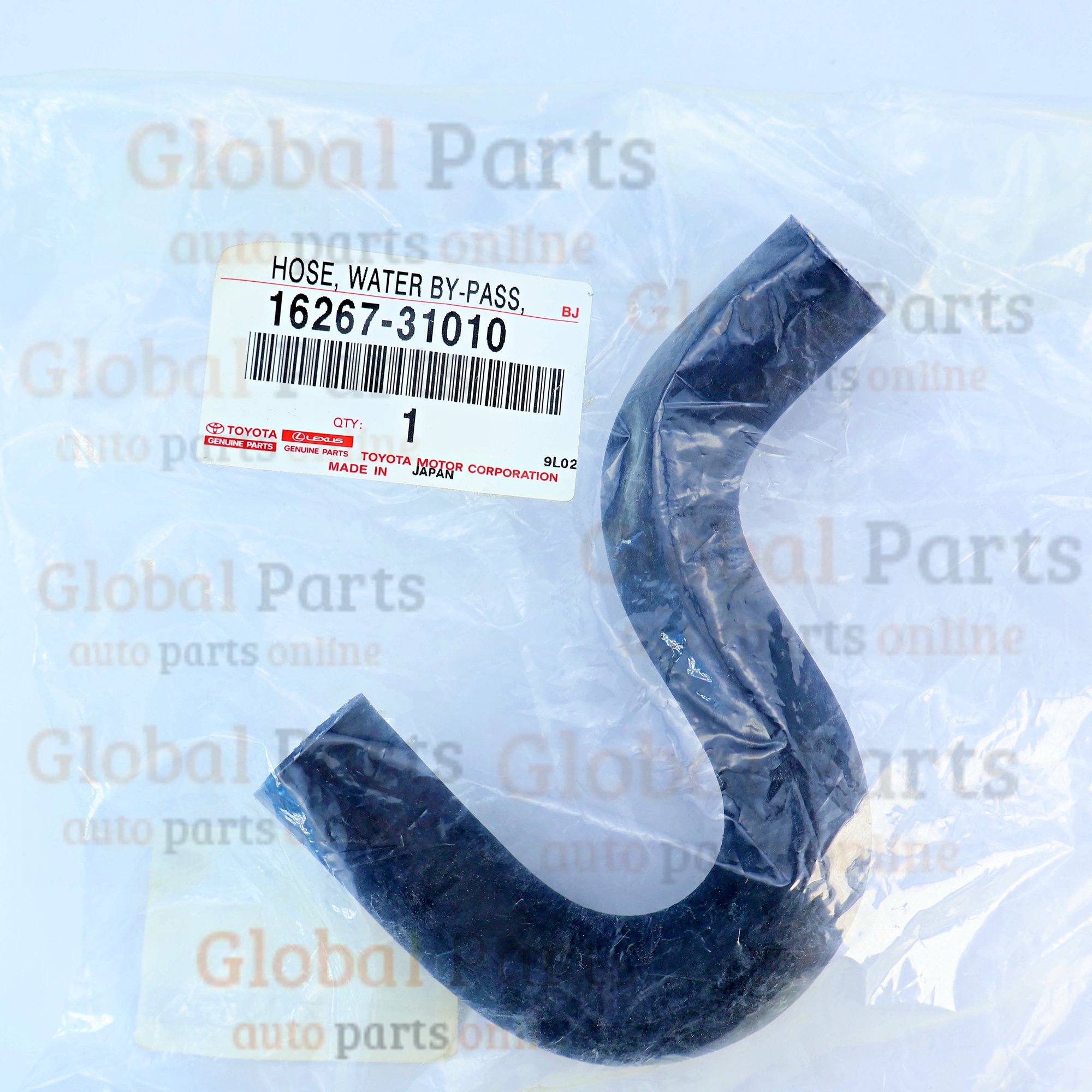 Genuine Toyota OEM Water By Pass No. 3 Hose - 16267-31010