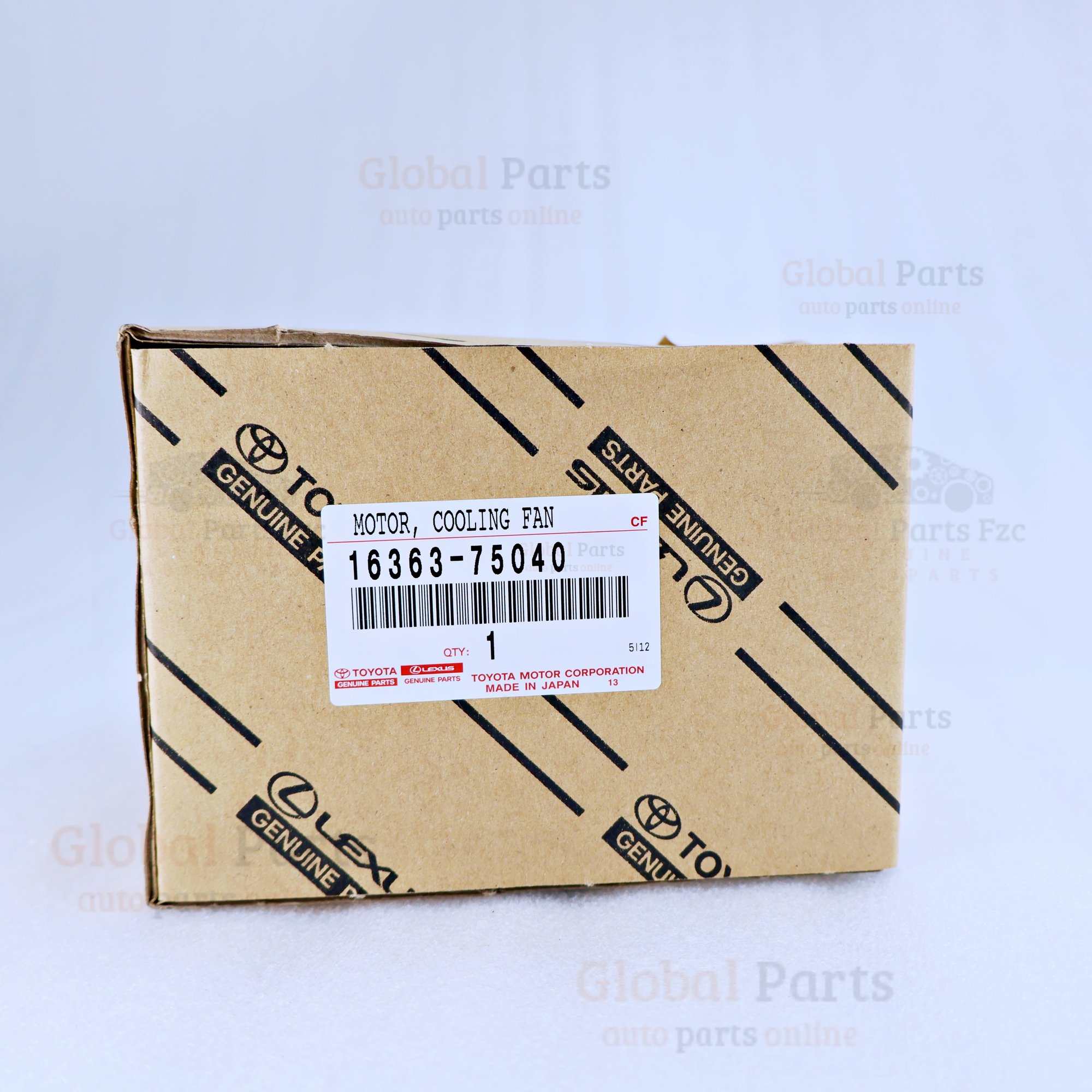 Genuine Toyota OEM Radiator Cooling Fan Motor - 16363-75040