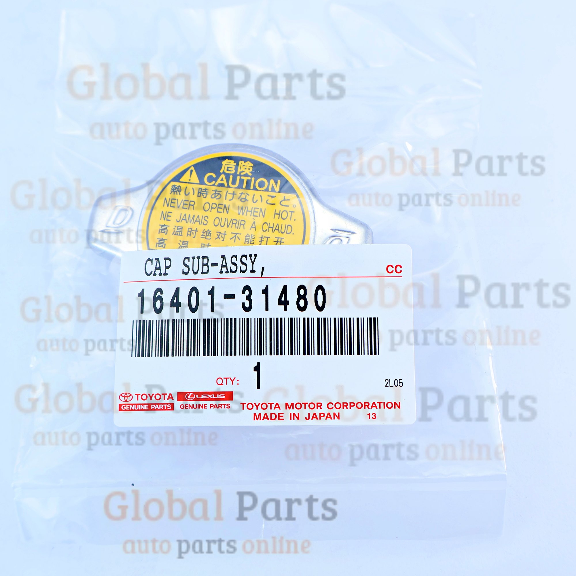 Genuine Toyota OEM Radiator Cap - 16401-31480