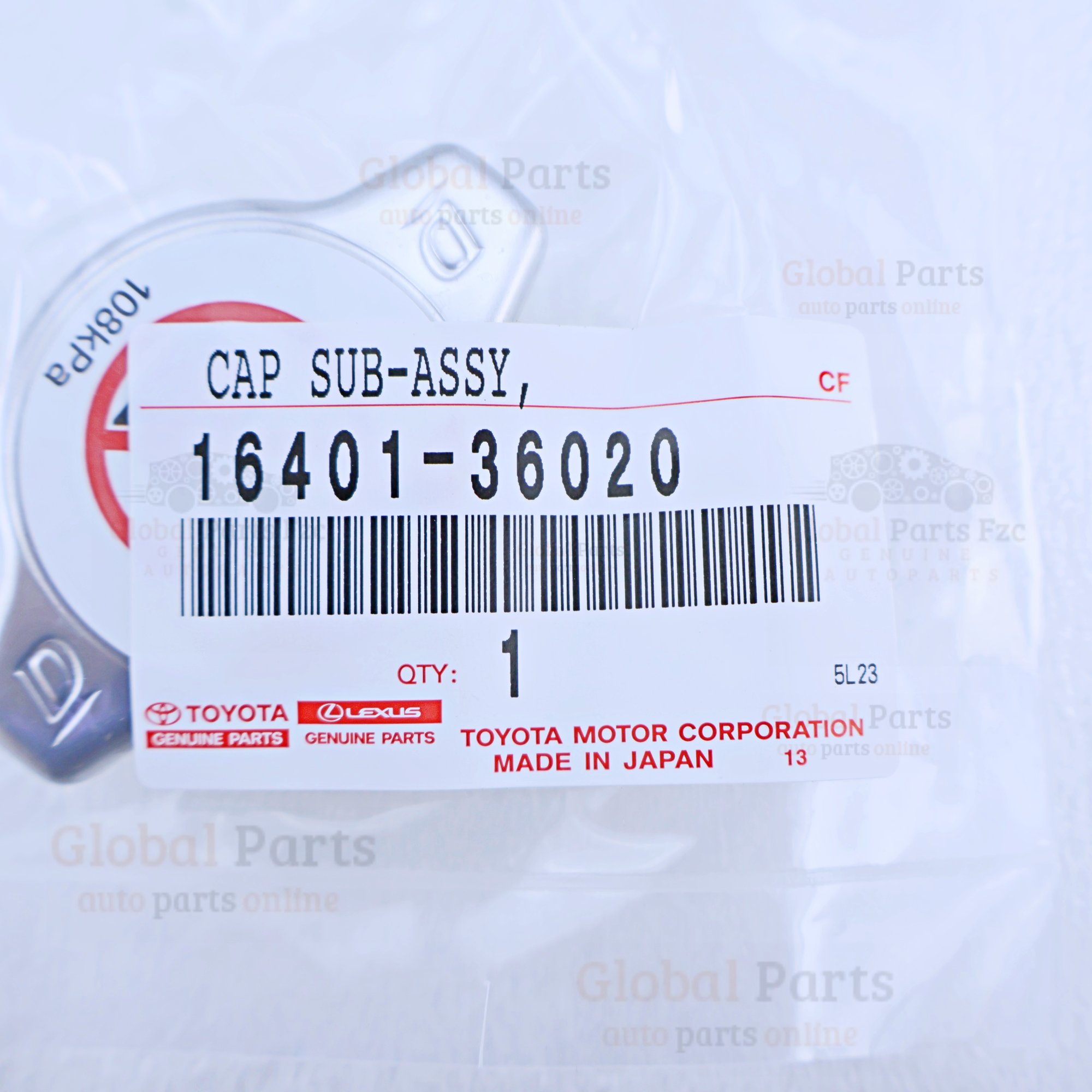 Genuine Toyota OEM Radiator Cap - 16401-36020