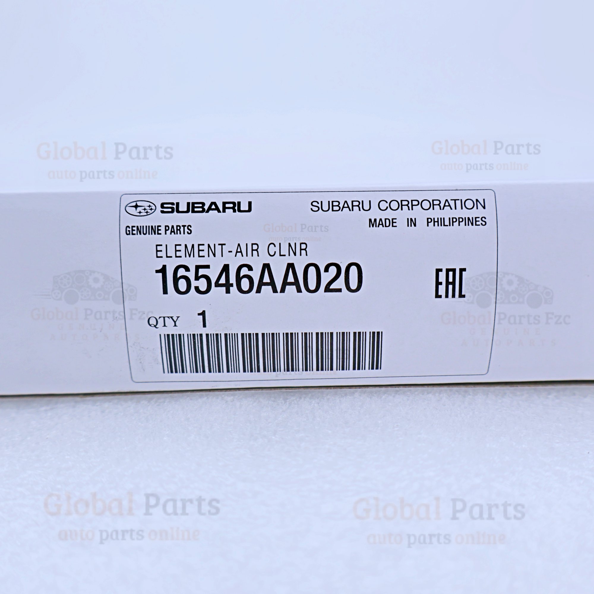 Genuine Subaru OEM Air Filter Element - 16546AA020