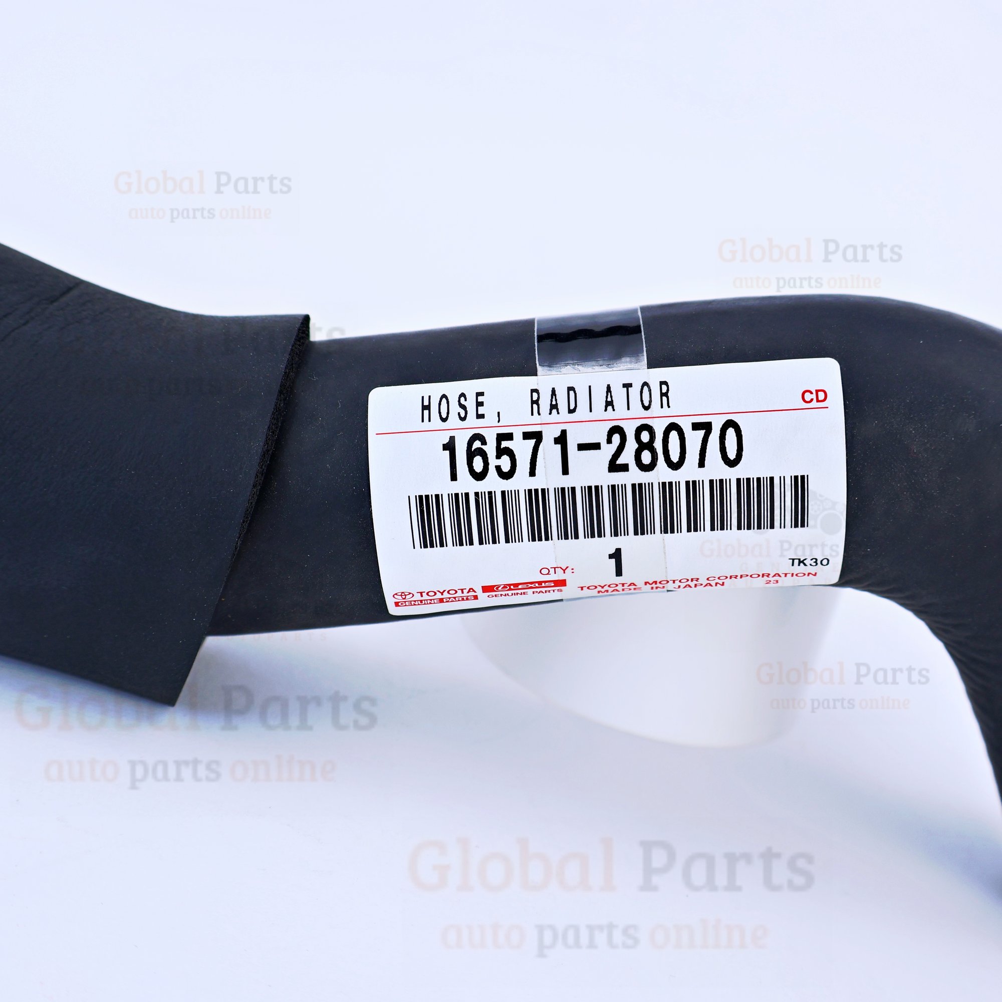 Genuine Toyota OEM Radiator Inlet Hose - 16571-28070