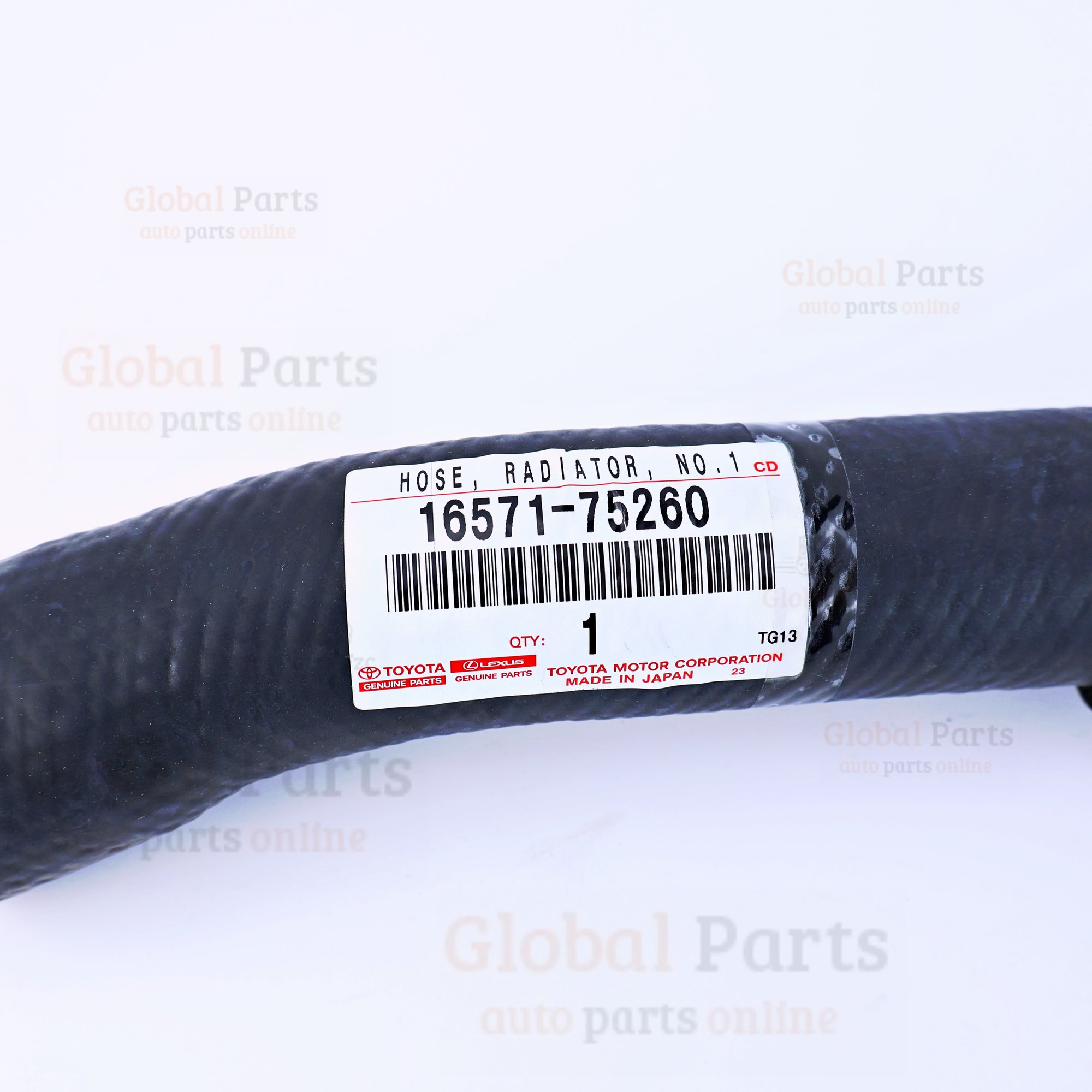 Genuine Toyota OEM Radiator Inlet Hose - 16571-75260