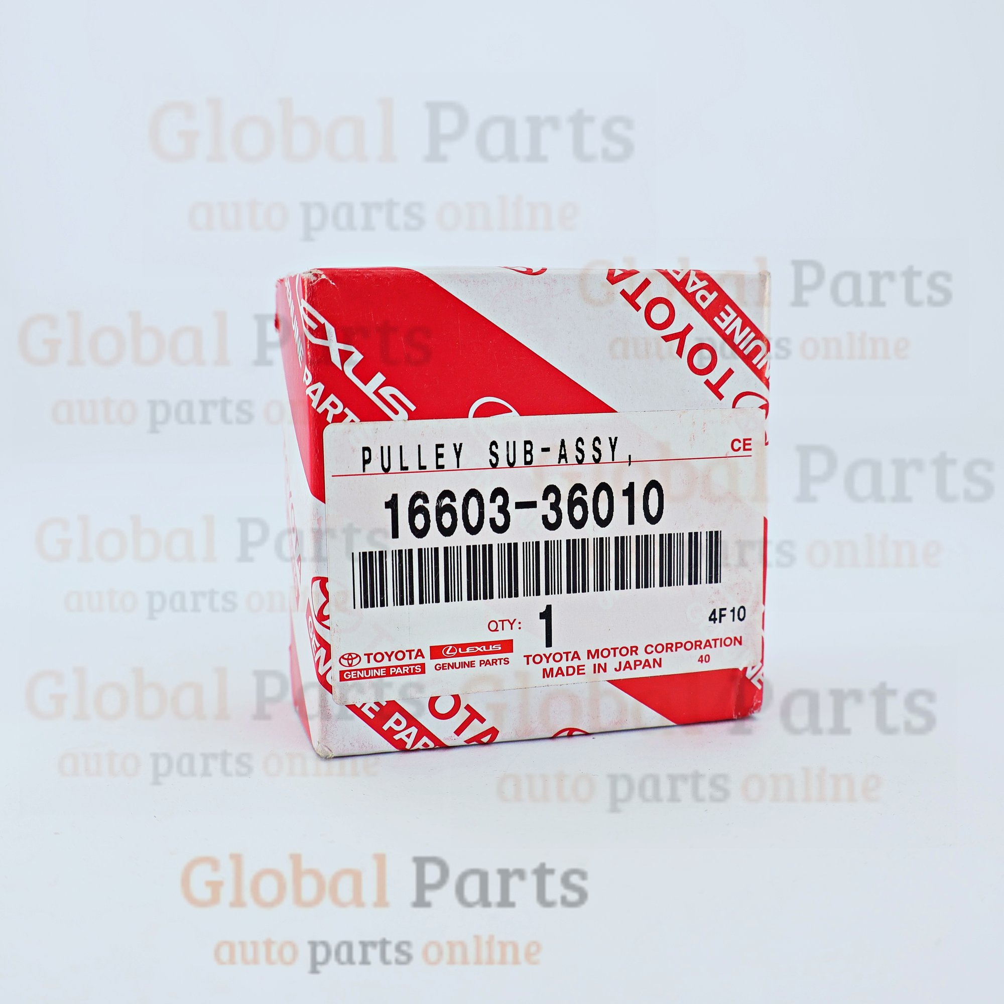 Genuine Toyota OEM Assembly Pulley Assembly - 16603-36010