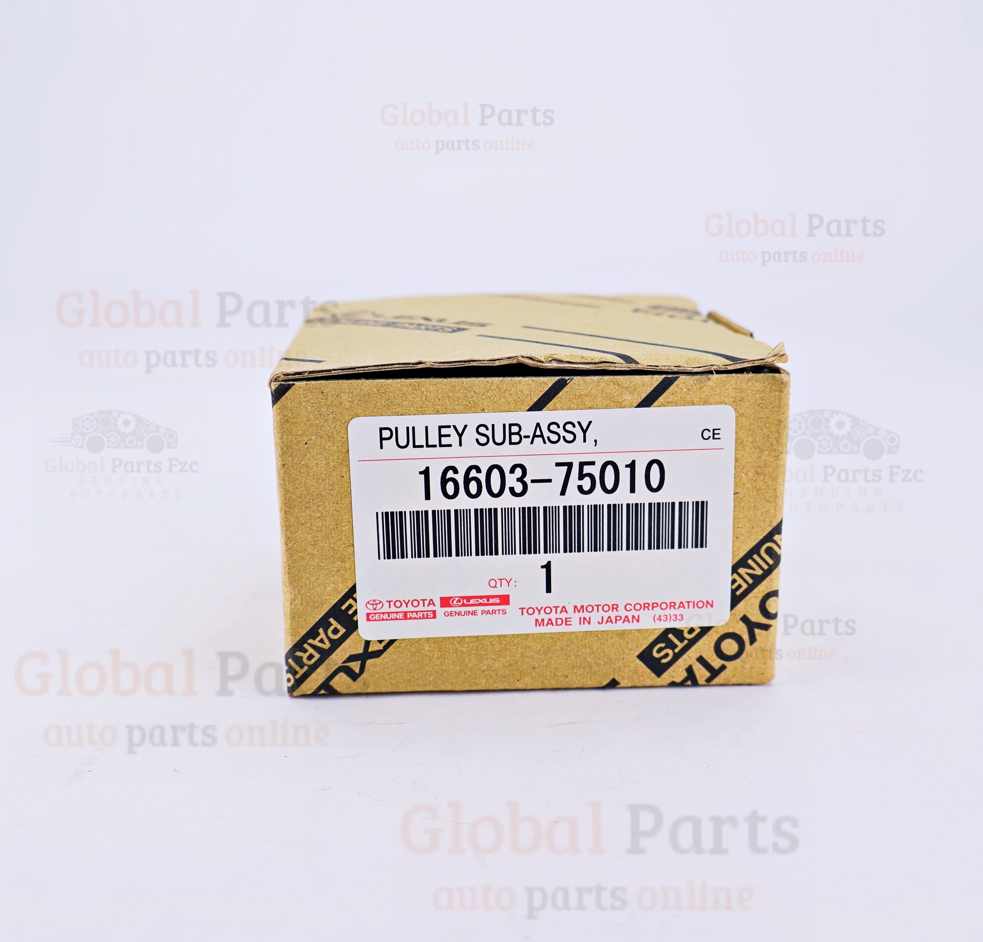 Genuine Toyota OEM Idler Pulley - 16603-75010