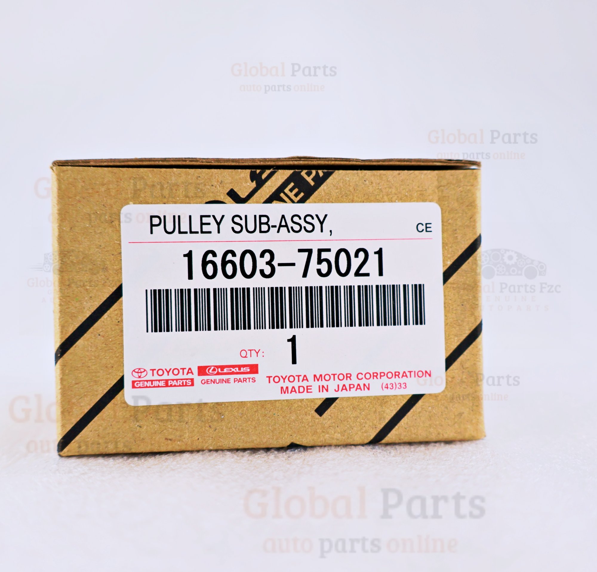 Genuine Toyota OEM Idler Pulley - 16603-75021