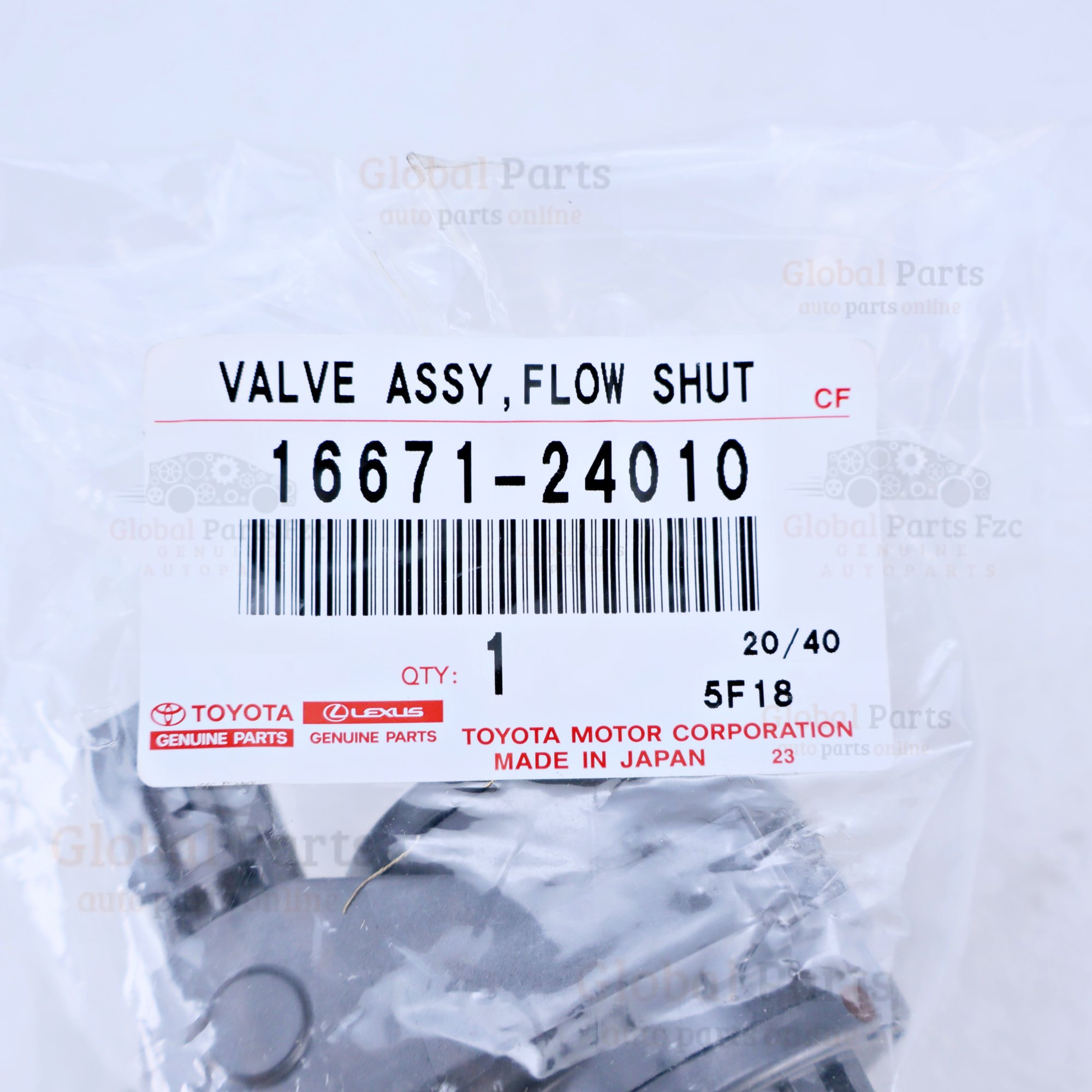 Genuine Toyota OEM Engine Coolant Water Control Valve - 16671-24010