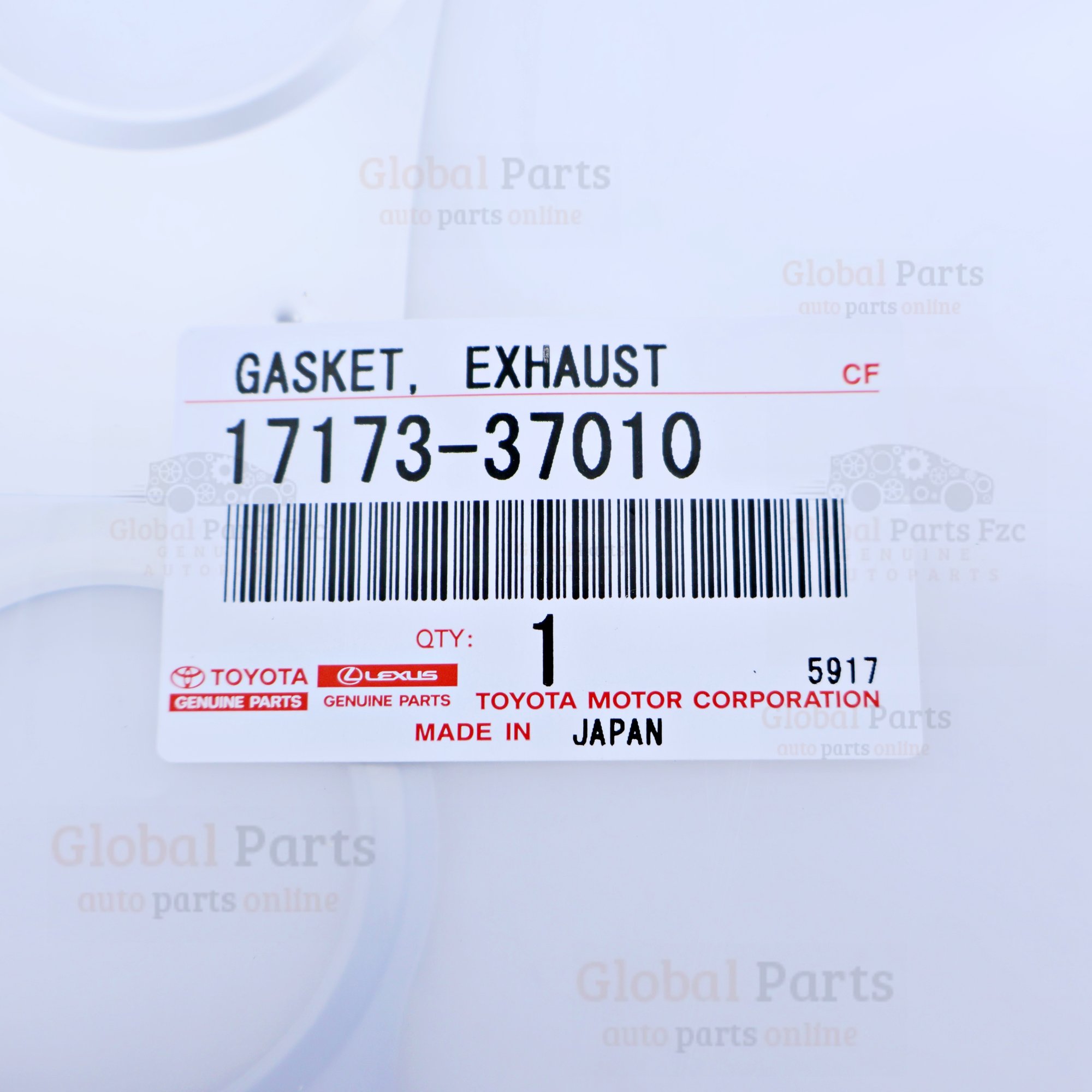 Genuine Toyota OEM Exhaust Gasket - 17173-37010