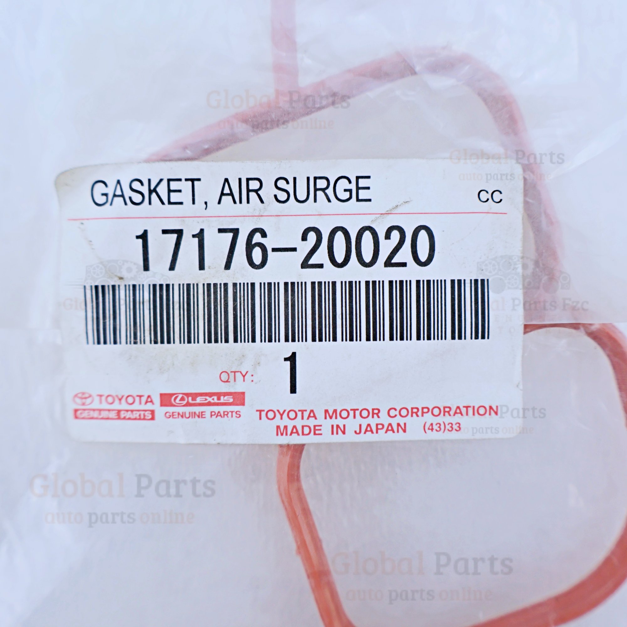 Genuine Toyota OEM Intake Manifold Gasket - 17176-20020