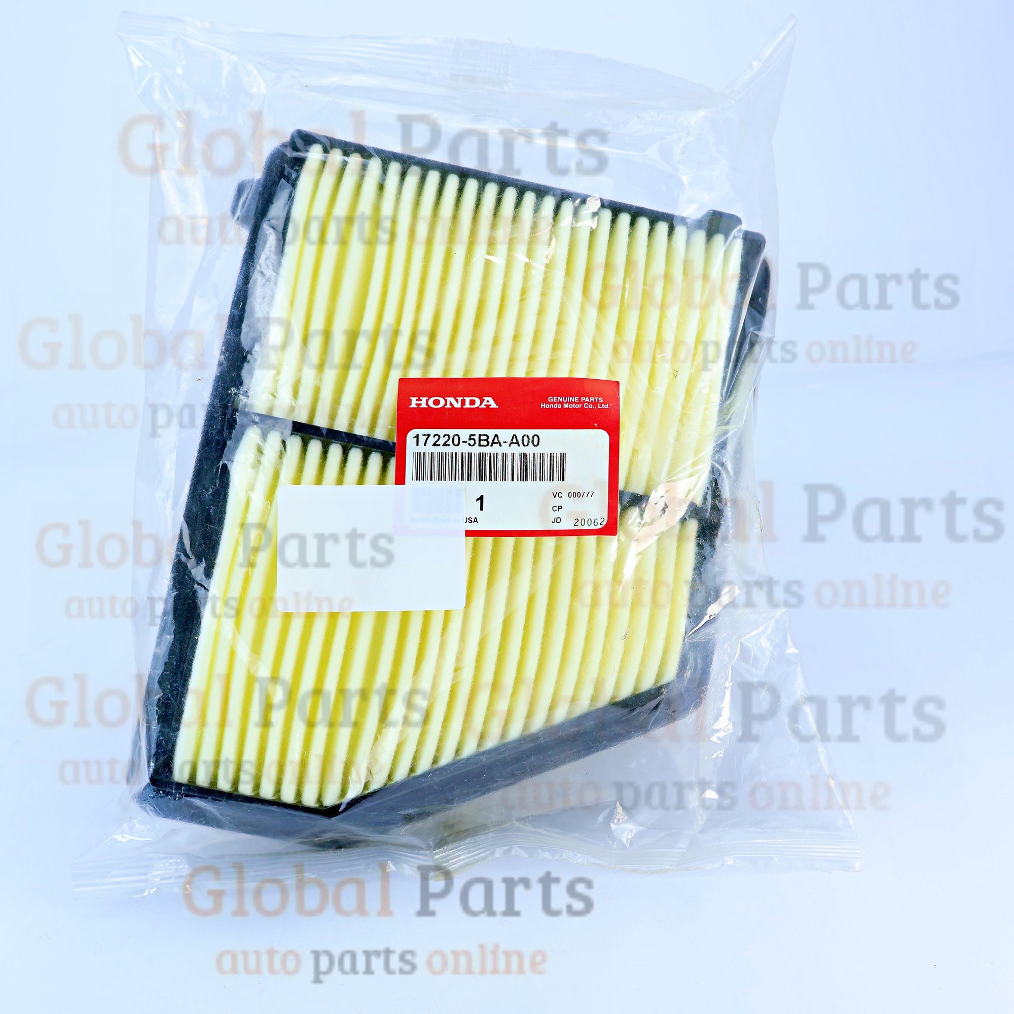 Genuine Honda OEM Air Filter Element - 17220-5BA-A00