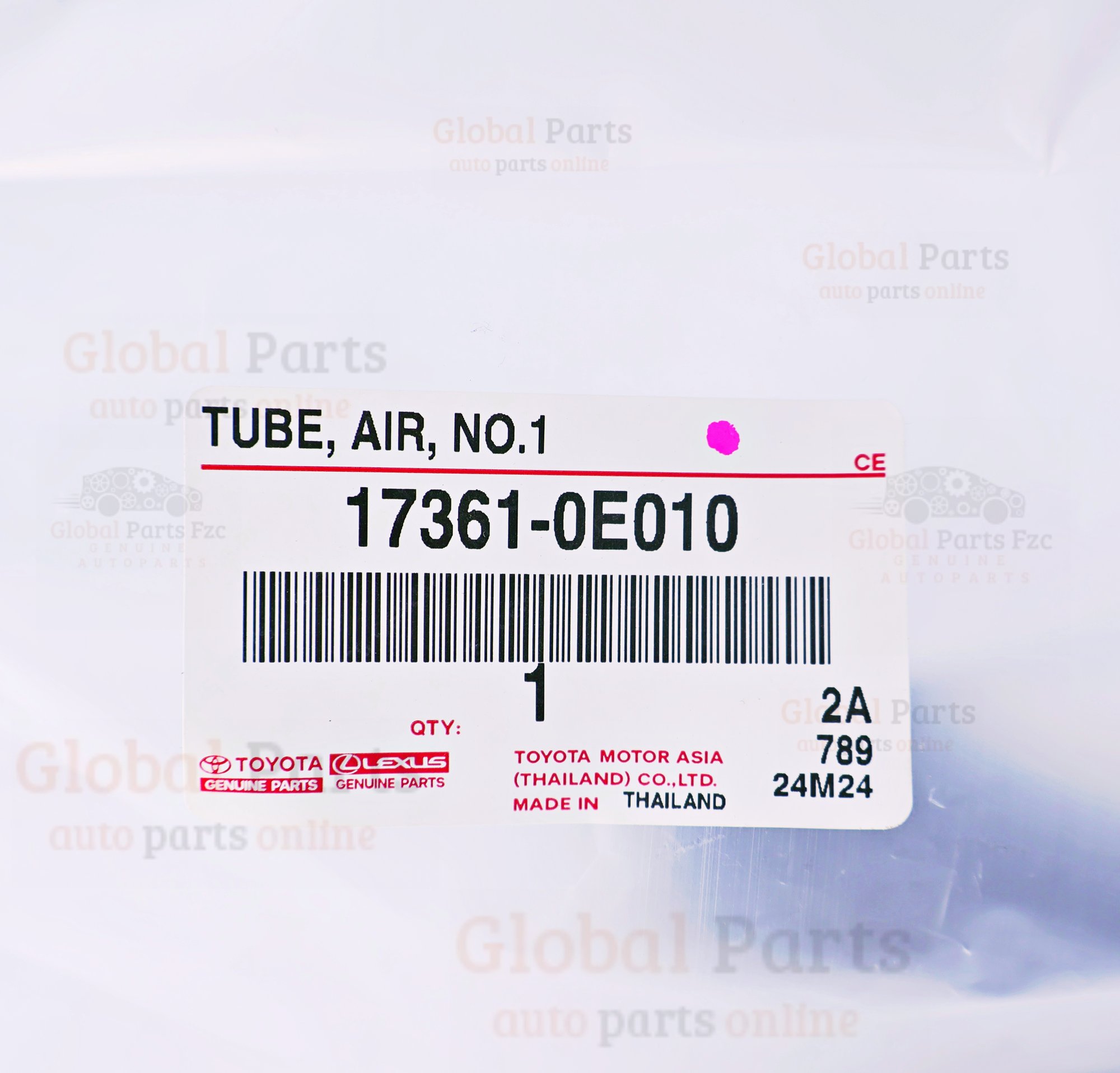 Genuine Toyota OEM Ferrous Pipe - 17361-0E010