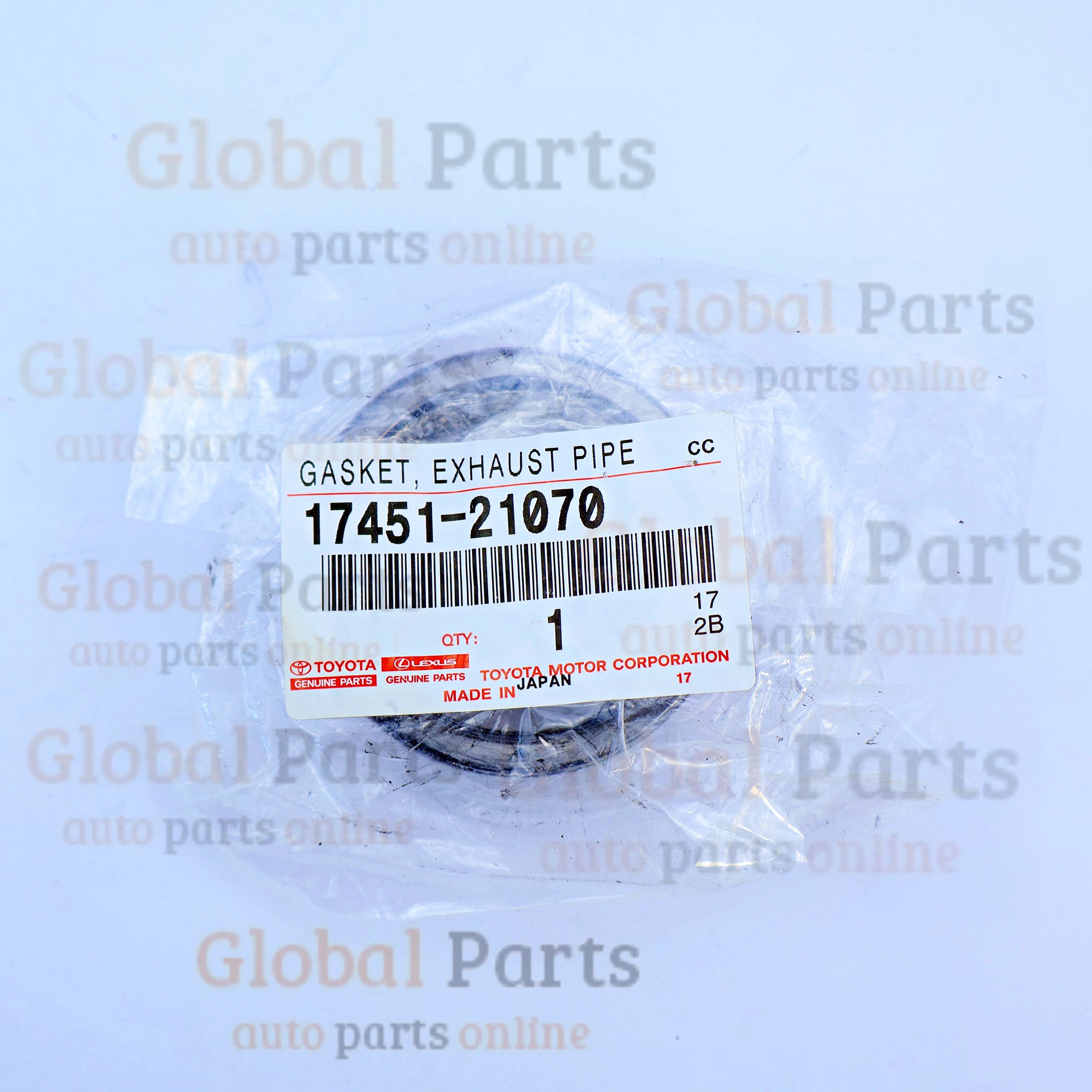 Genuine Toyota OEM Exhaust Pipe Gasket - 17451-21070
