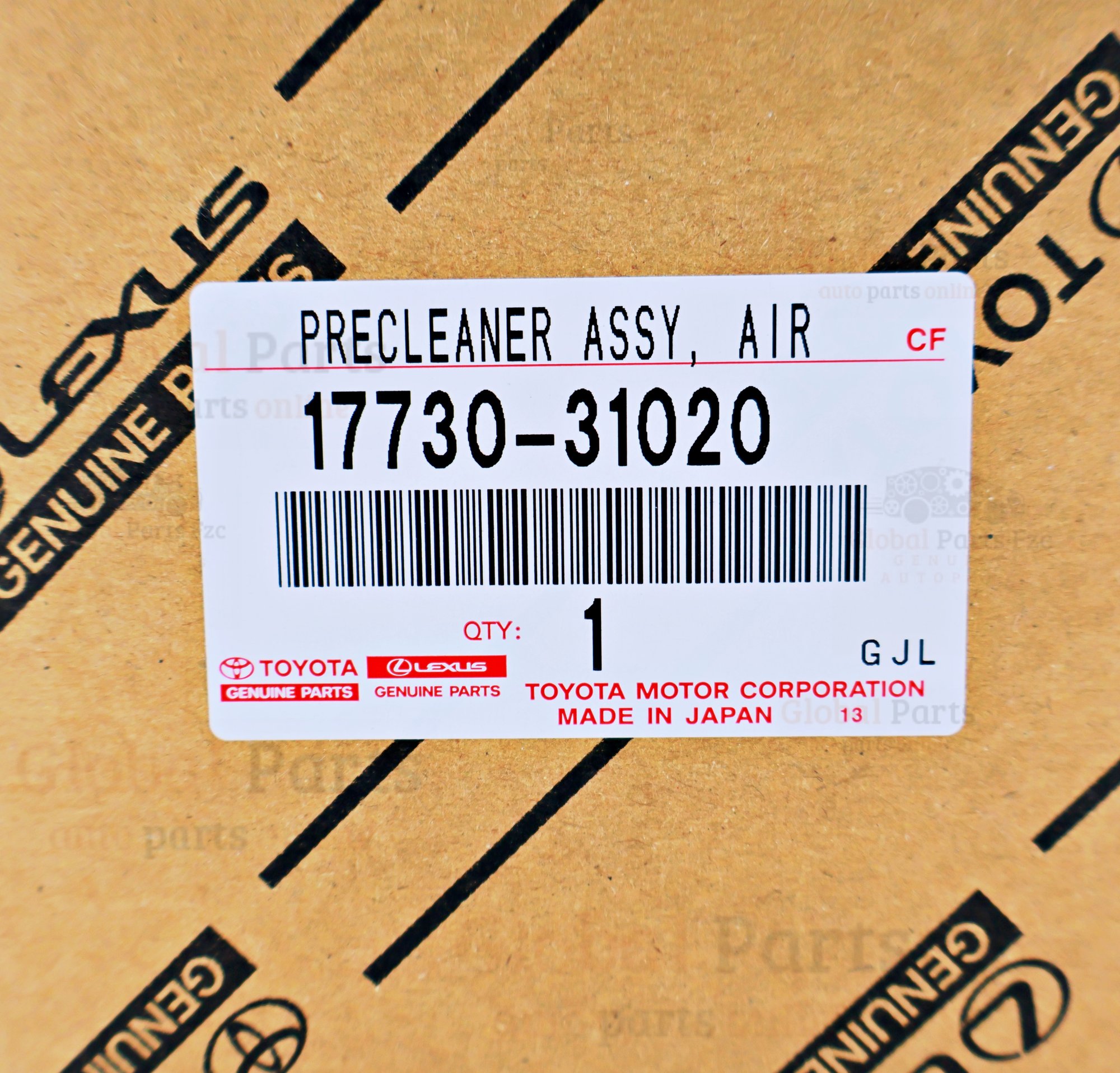 Genuine Toyota OEM Air Pre-Cleaner Assembly with Hose - 17730-31020