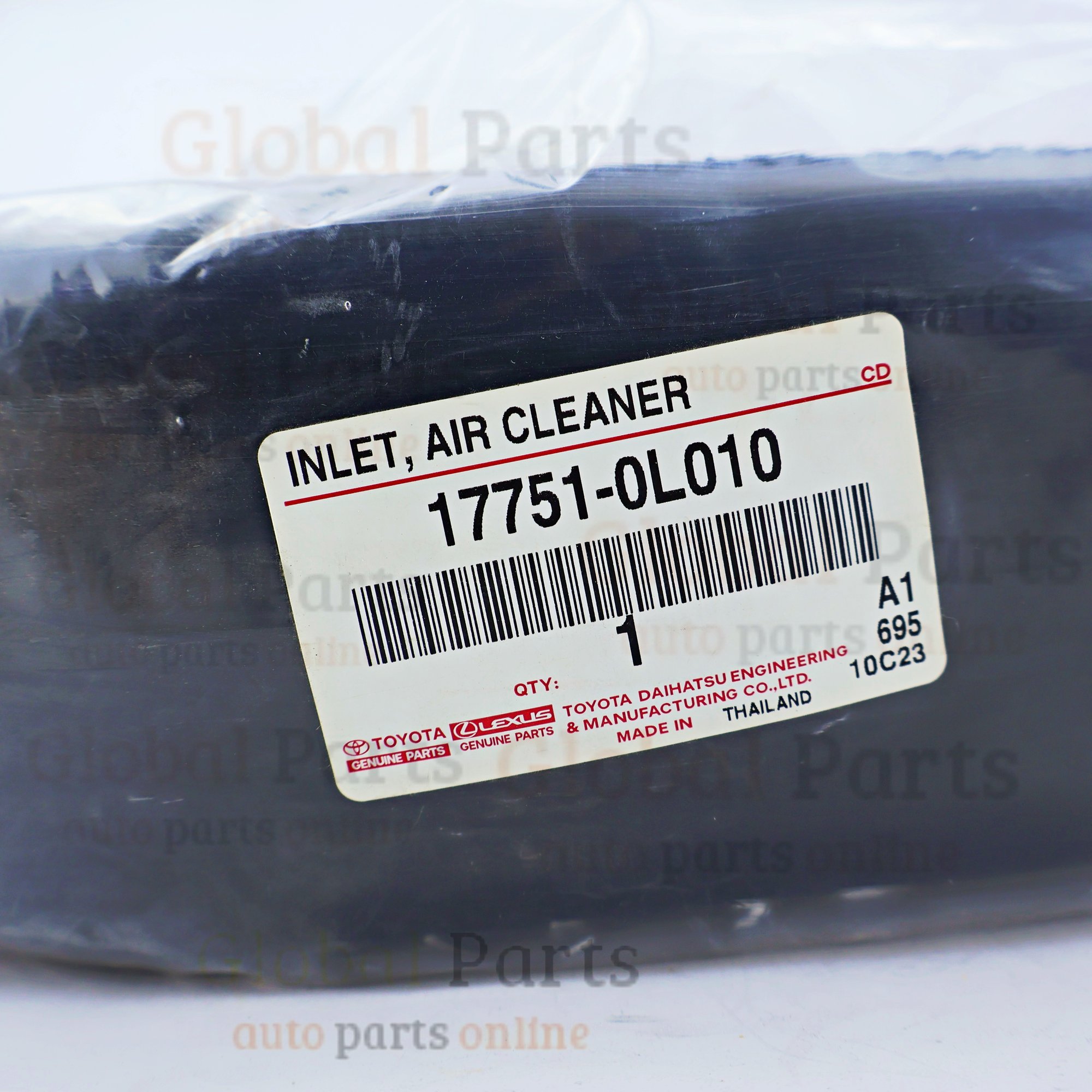Genuine Toyota OEM Assembly, Air Cleaner Inlet, Seal Cover - 17751-0L010