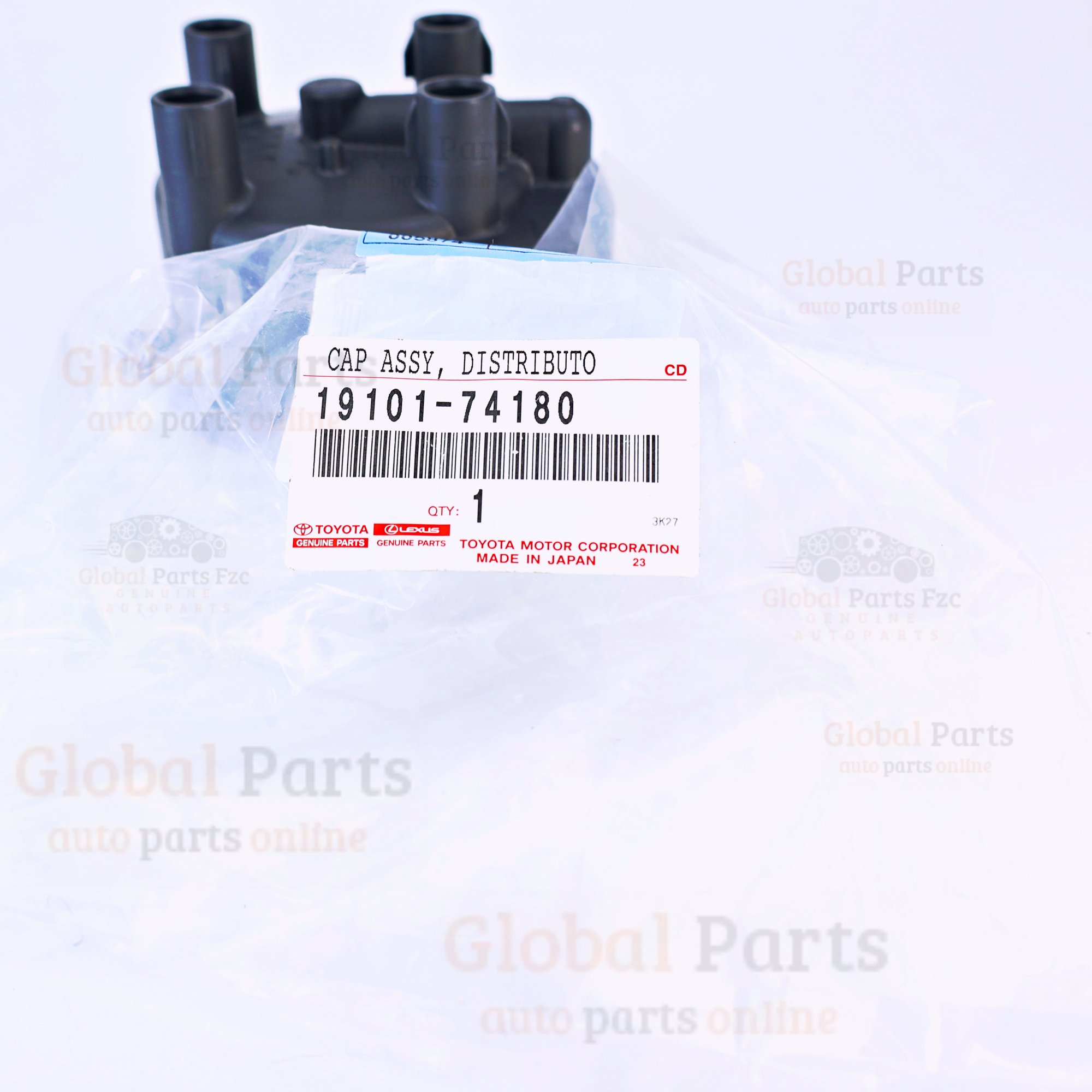 Genuine Toyota OEM Assembly, Distributor Cap - 19101-74180