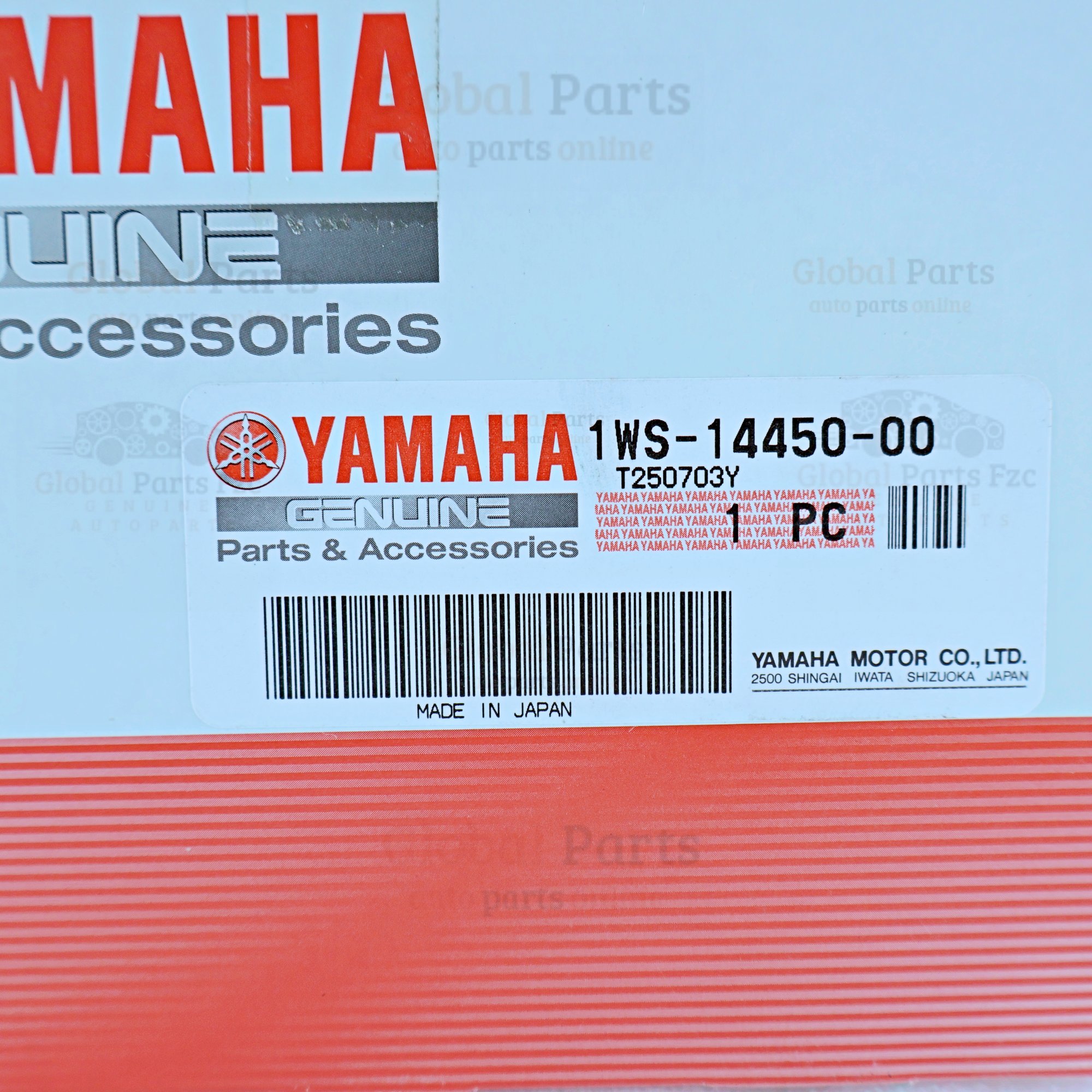 Genuine Yamaha OEM Air Cleaner Element Assembly - 1WS-14450-00