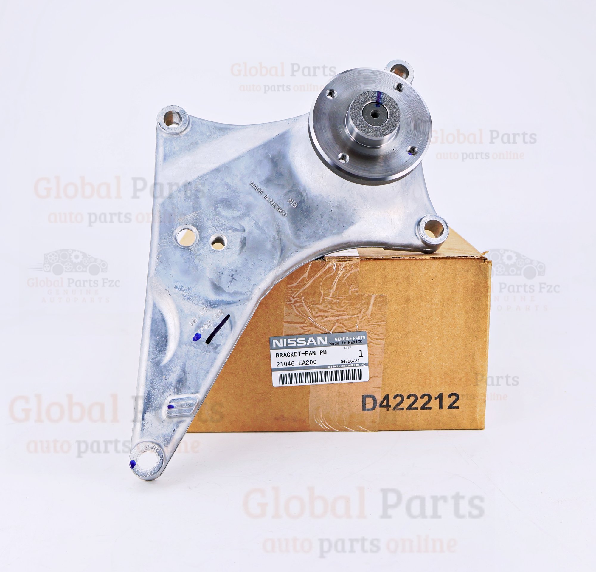 Genuine Nissan OEM Fan Pulley Bracket - 21046-EA200