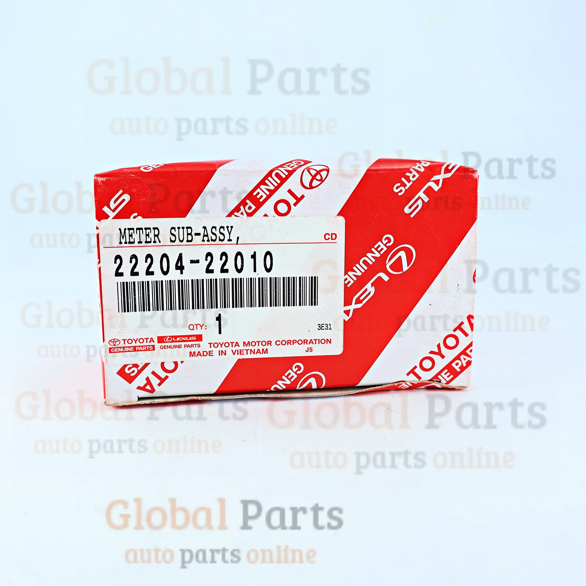 Genuine Toyota OEM Mass Air Flow (MAF) Sensor - 22204-22010