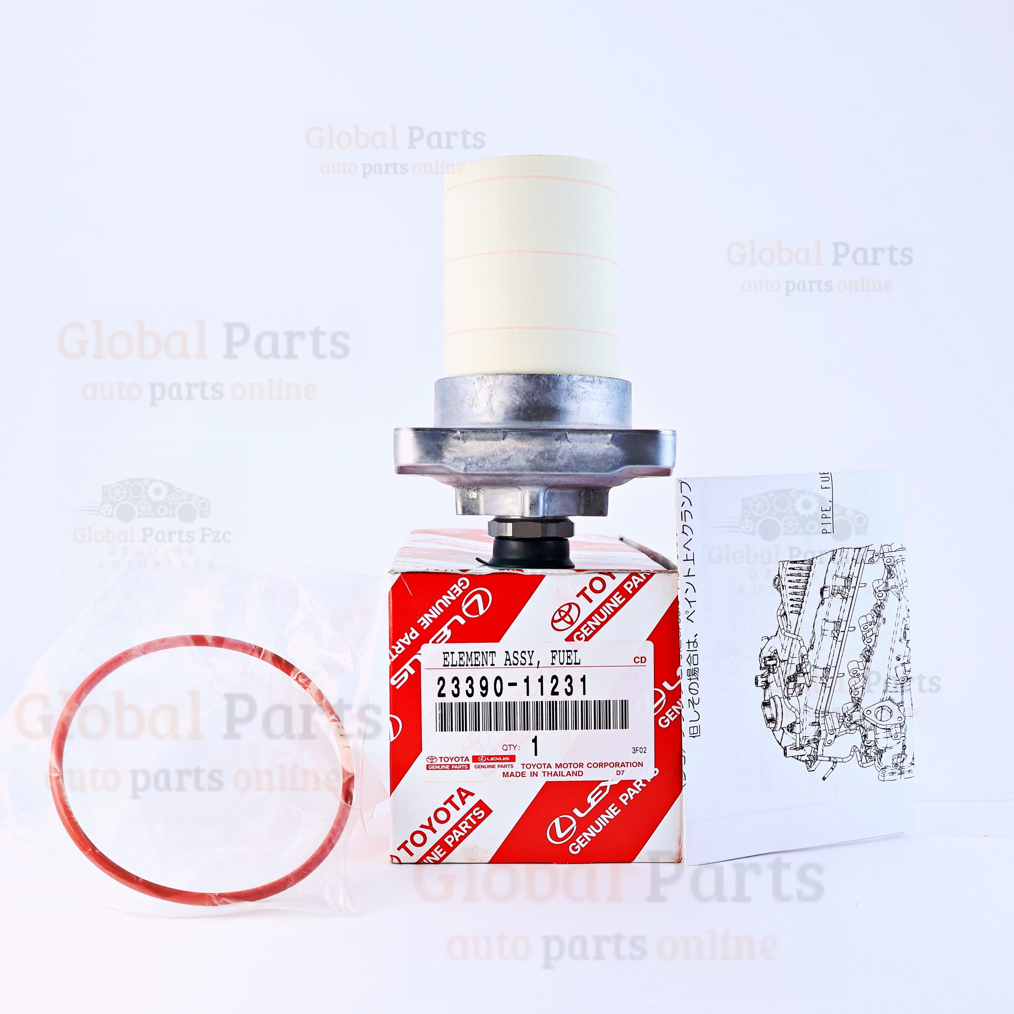Genuine Toyota OEM Fuel Filter Element - 23390-11231