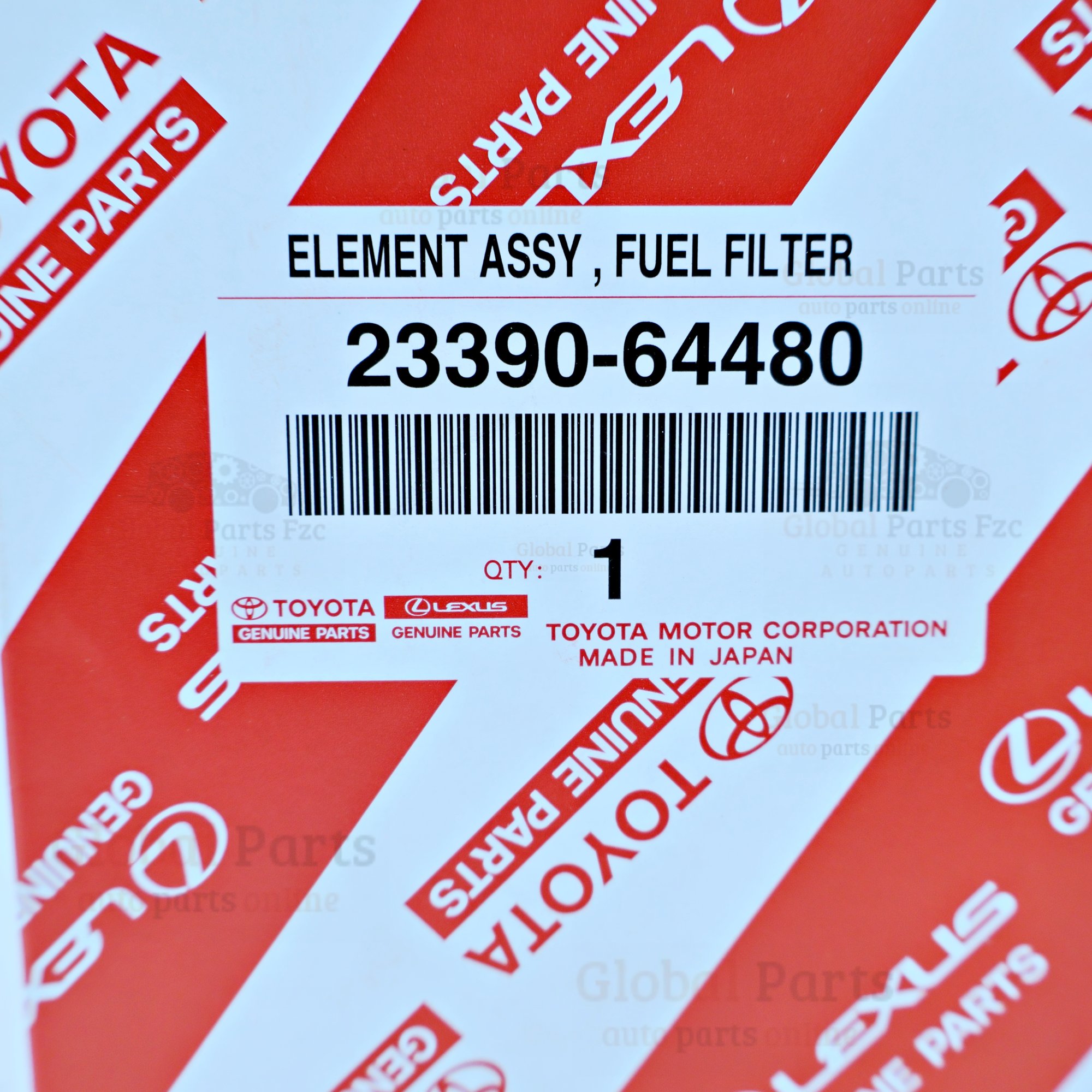Genuine Toyota OEM Fuel Filter Element - 23390-64480