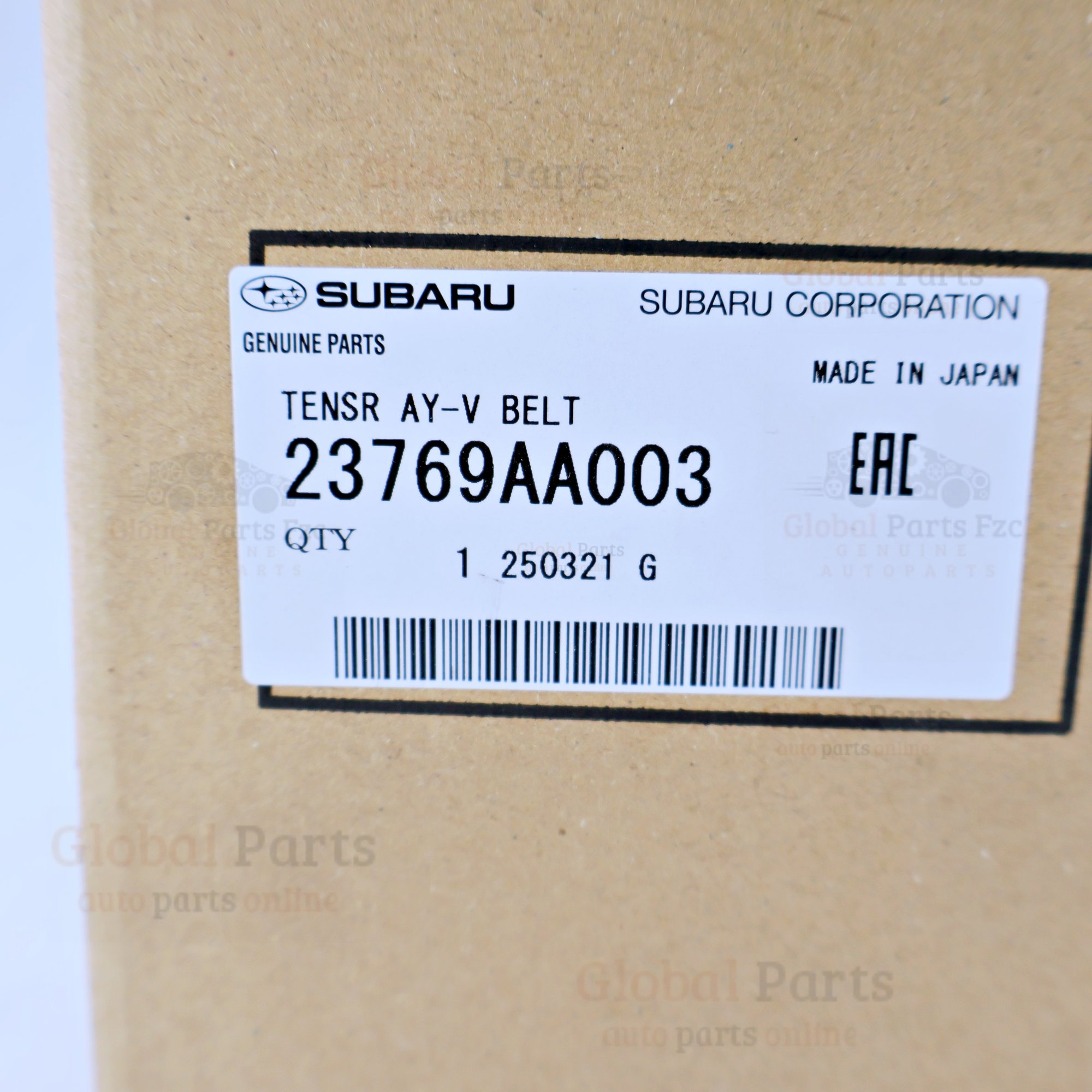 Genuine Subaru OEM V-Belt Tensioner Assembly - 23769-AA003