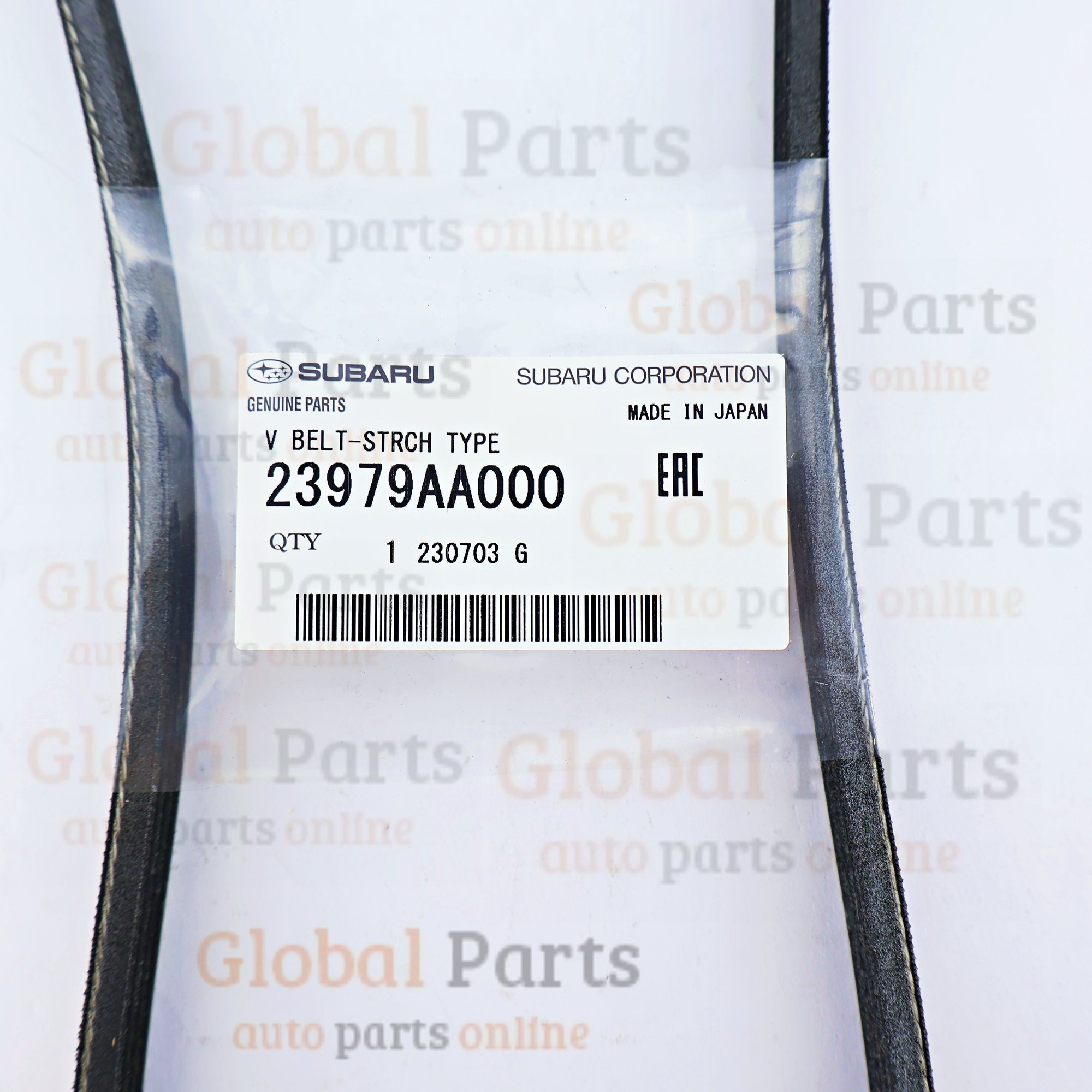 Genuine Subaru OEM V Belt Stretch Type - 23979-AA000