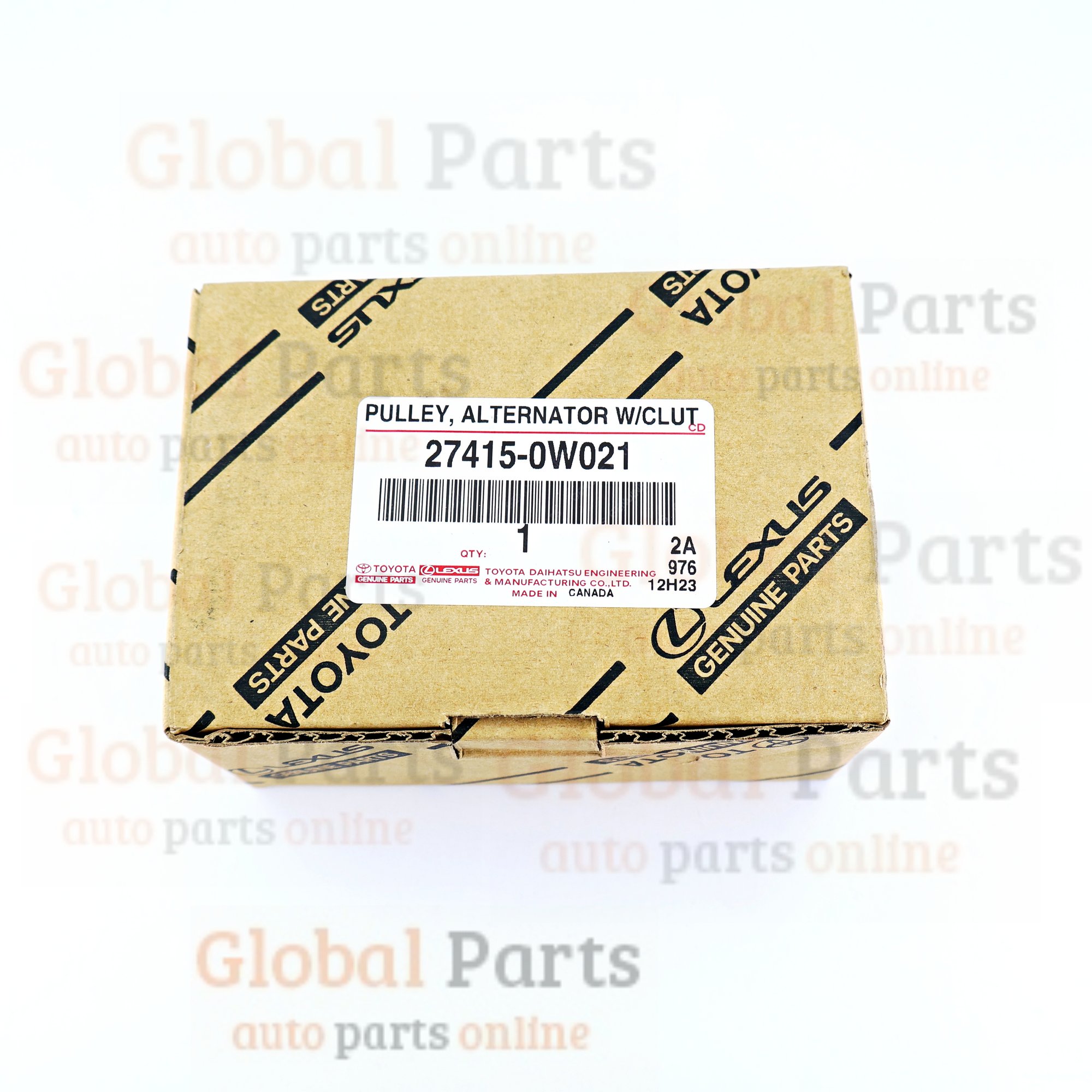 Genuine Toyota OEM Alternator Pulley - 27415-0W021