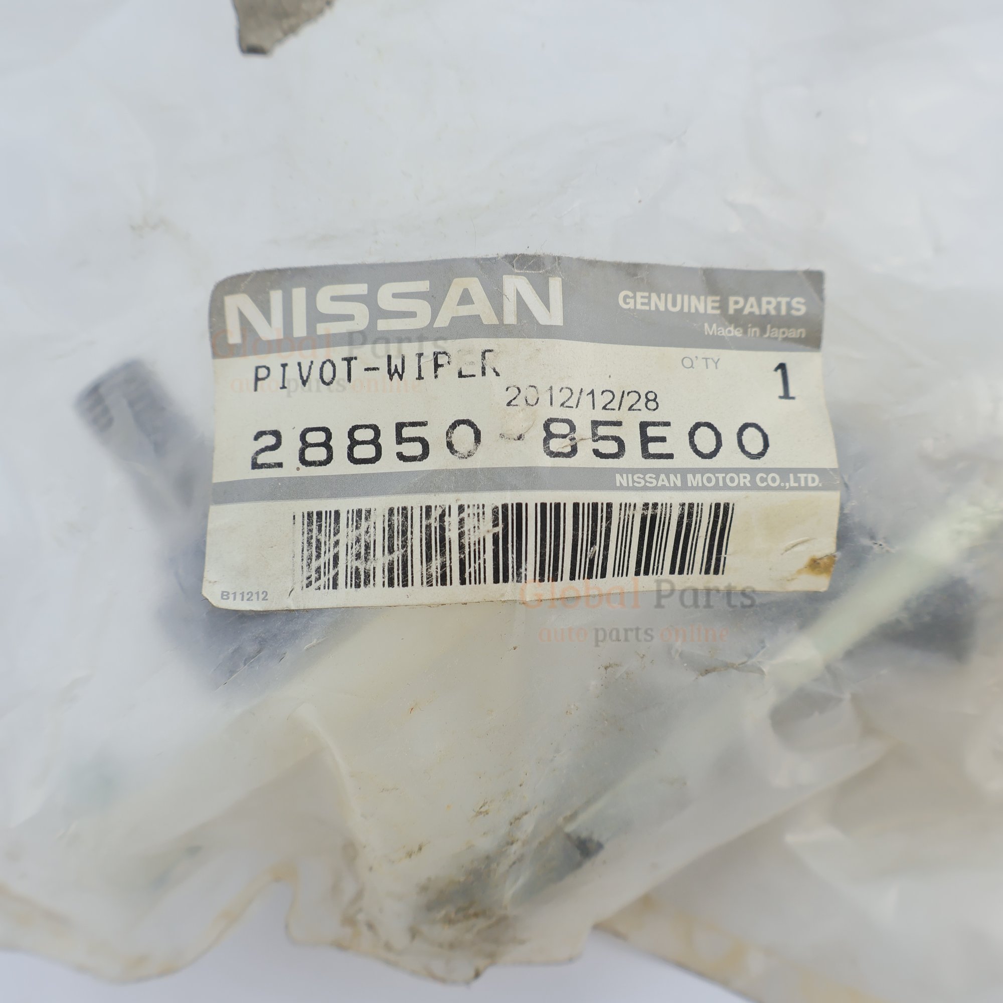 Genuine Nissan OEM Wiper Pivot Assembly No. 1 - 28850-85E00