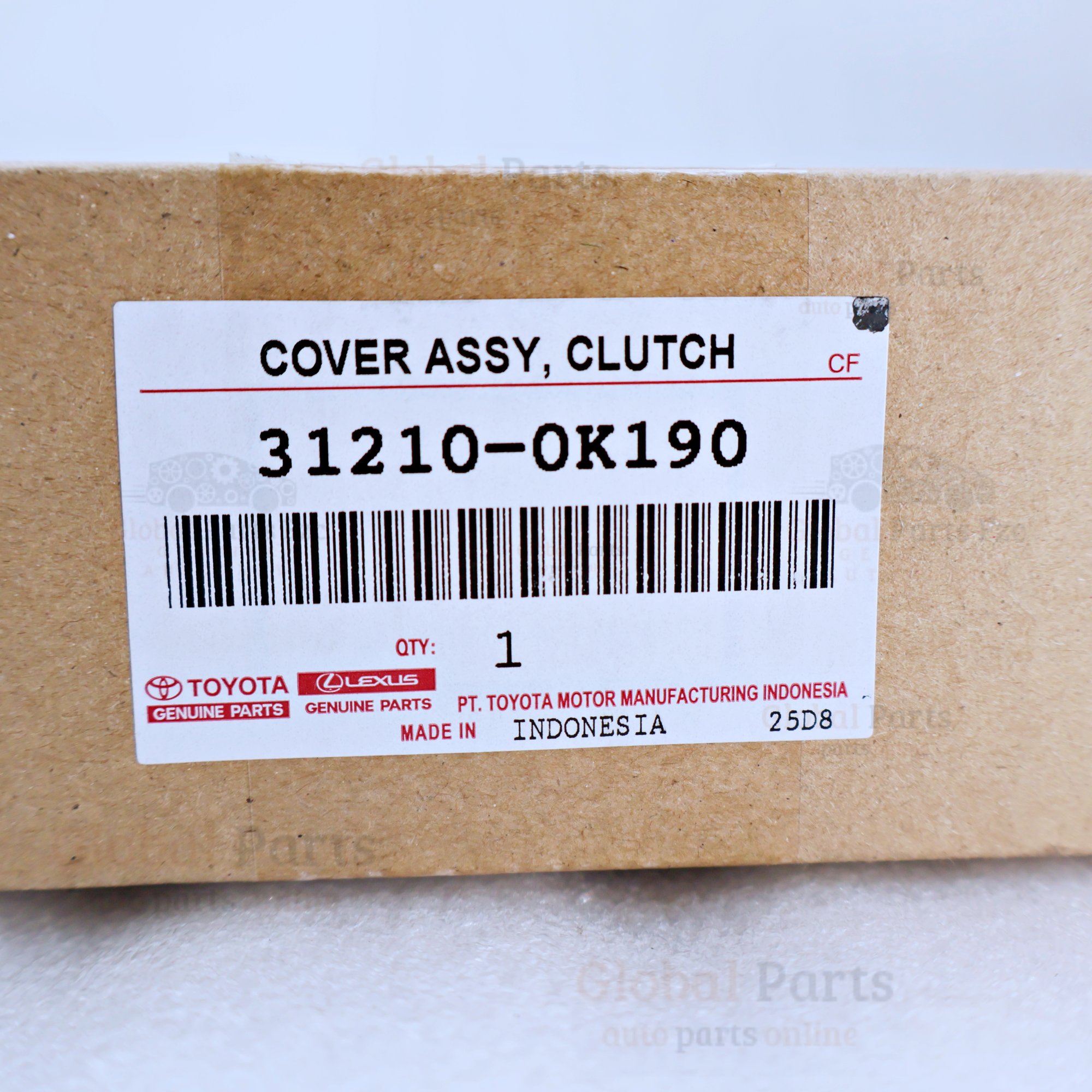 Genuine Toyota OEM Clutch Cover Assembly - 31210-0K190