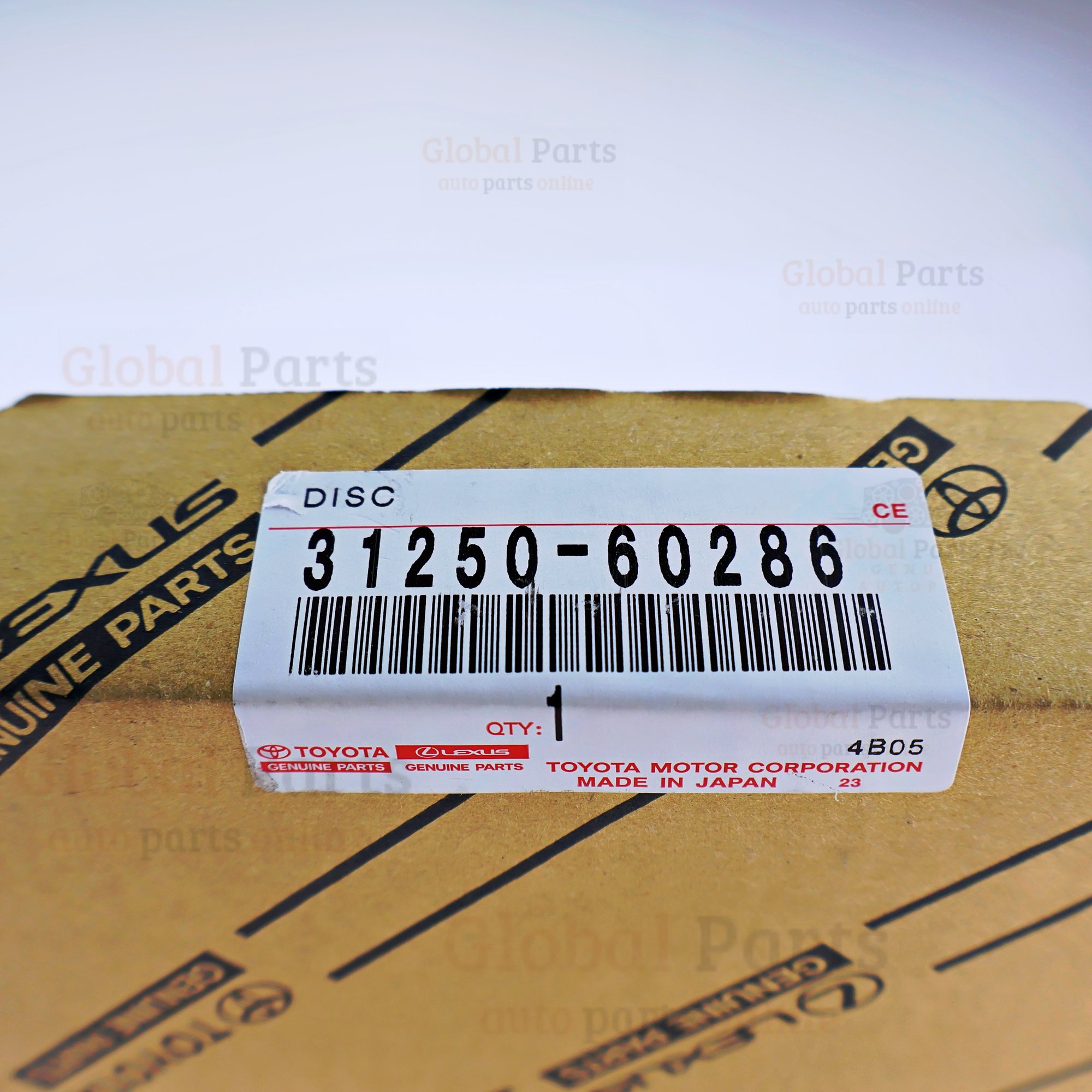 Genuine Toyota OEM Clutch Disc - 31250-60286
