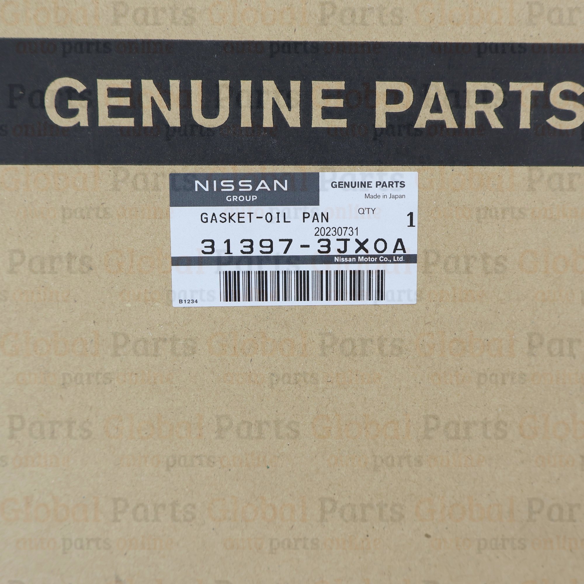Genuine Nissan OEM Oil Pan Gasket - 31397-3JX0A