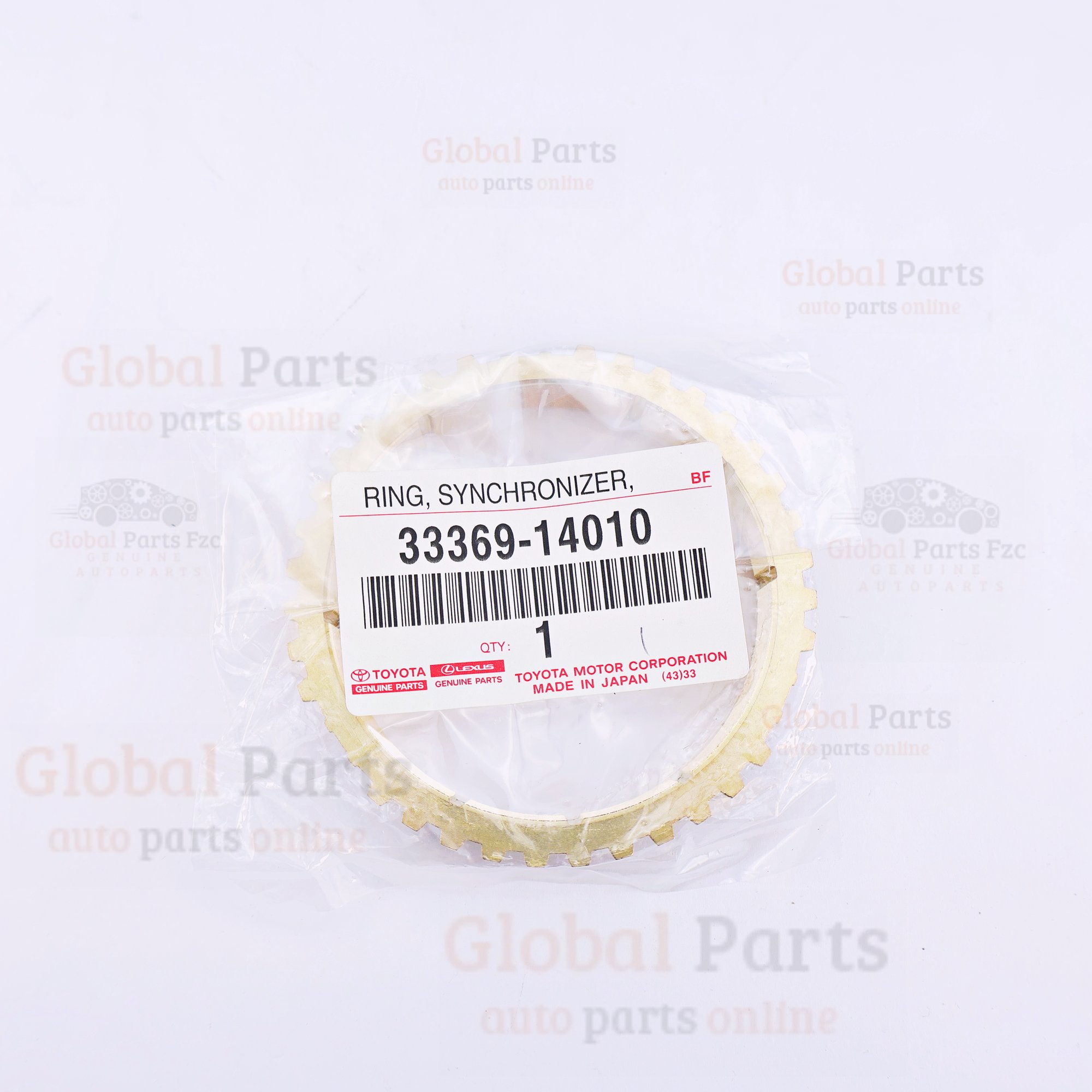 Genuine Toyota OEM Synchronizer No. 3 Ring - 33369-14010