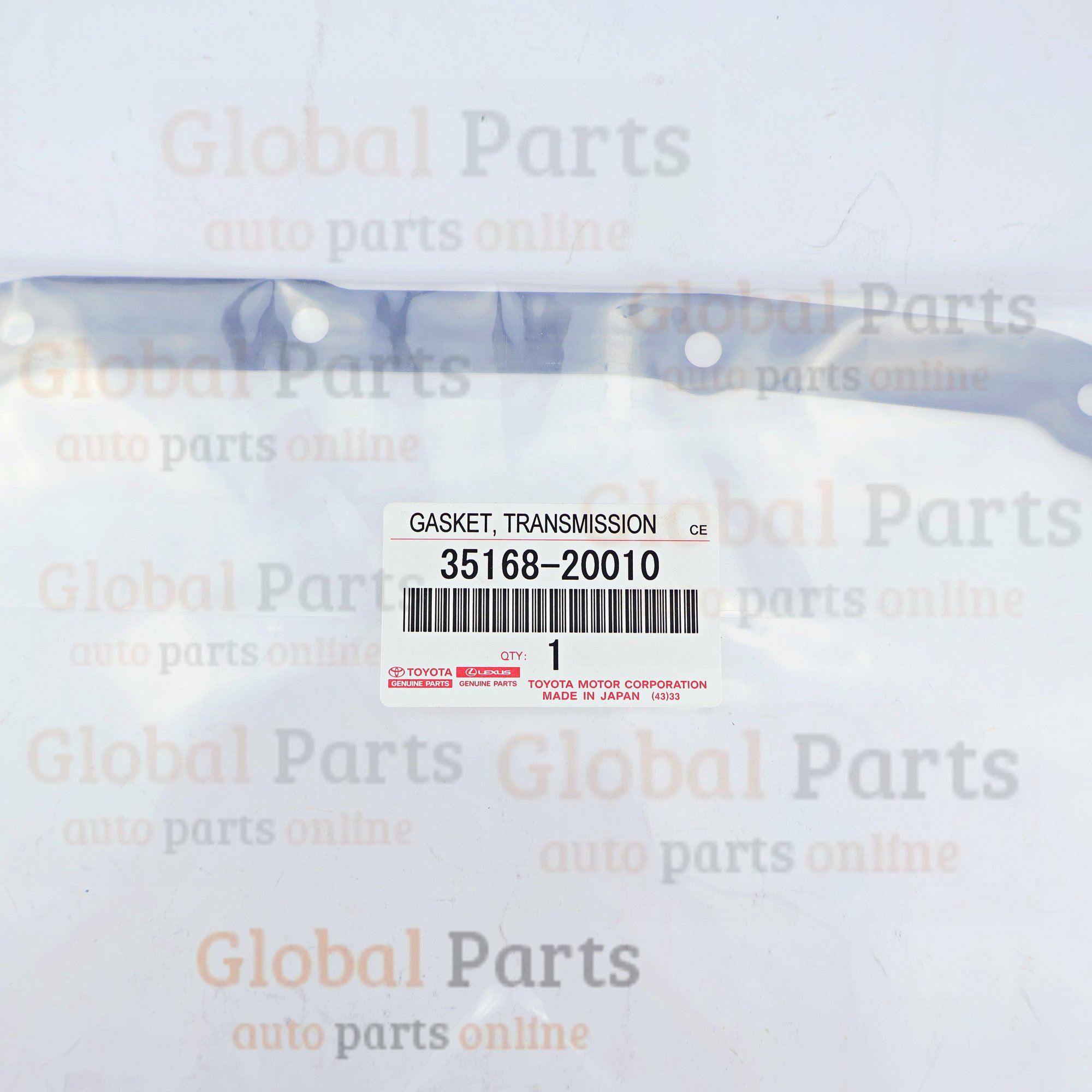 Genuine Toyota OEM Transmission Gasket - 35168-20010