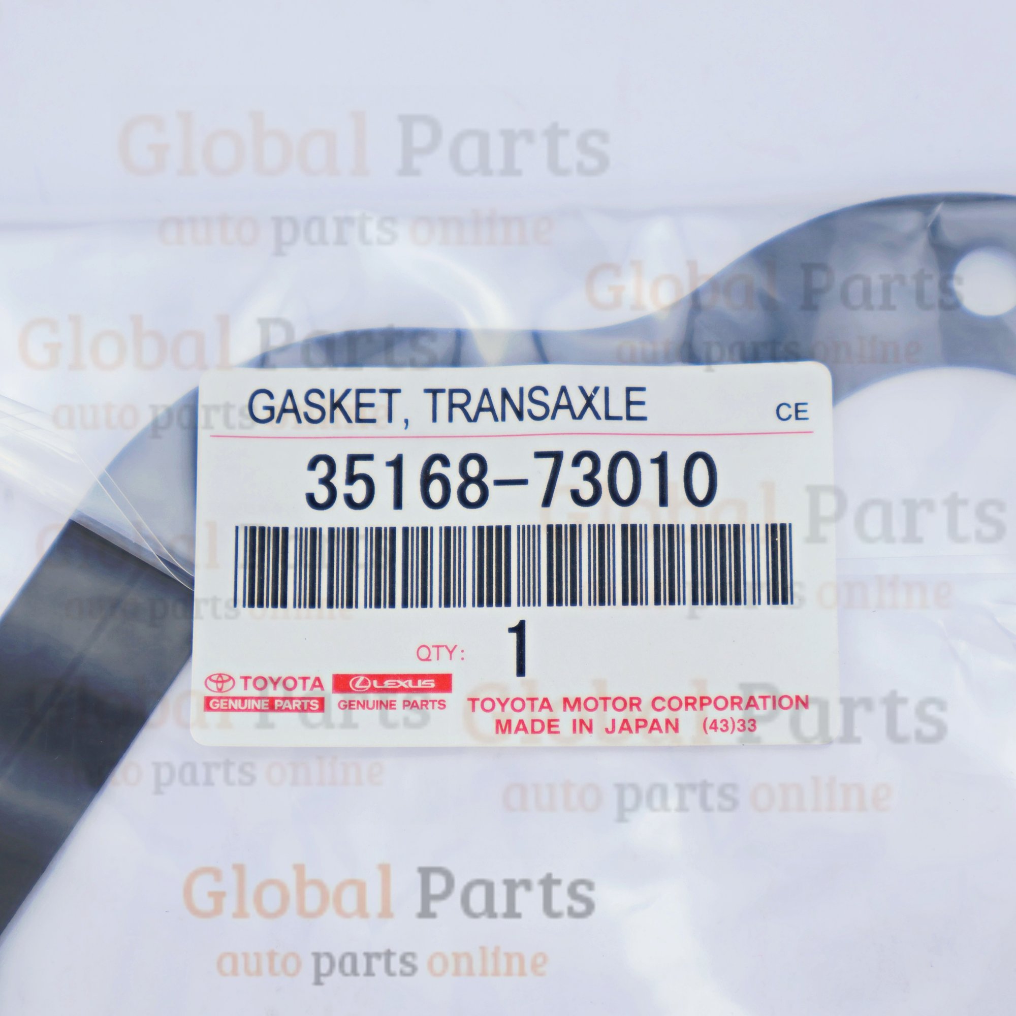 Genuine Toyota OEM Transaxle Gasket - 35168-73010