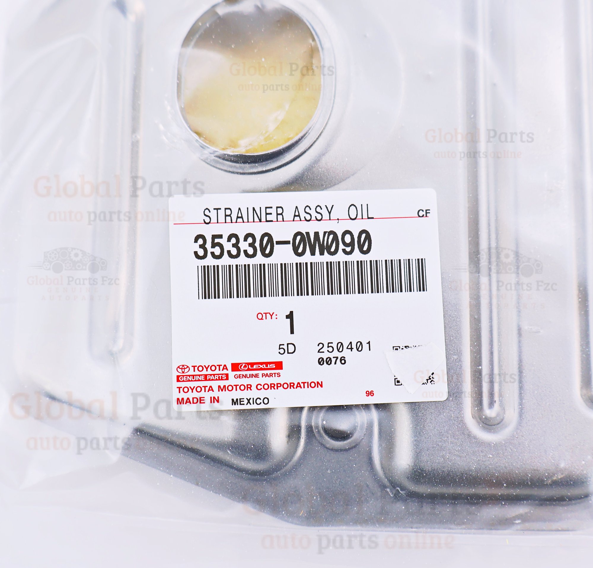 Genuine Toyota OEM Oil Strainer - 35330-0W090