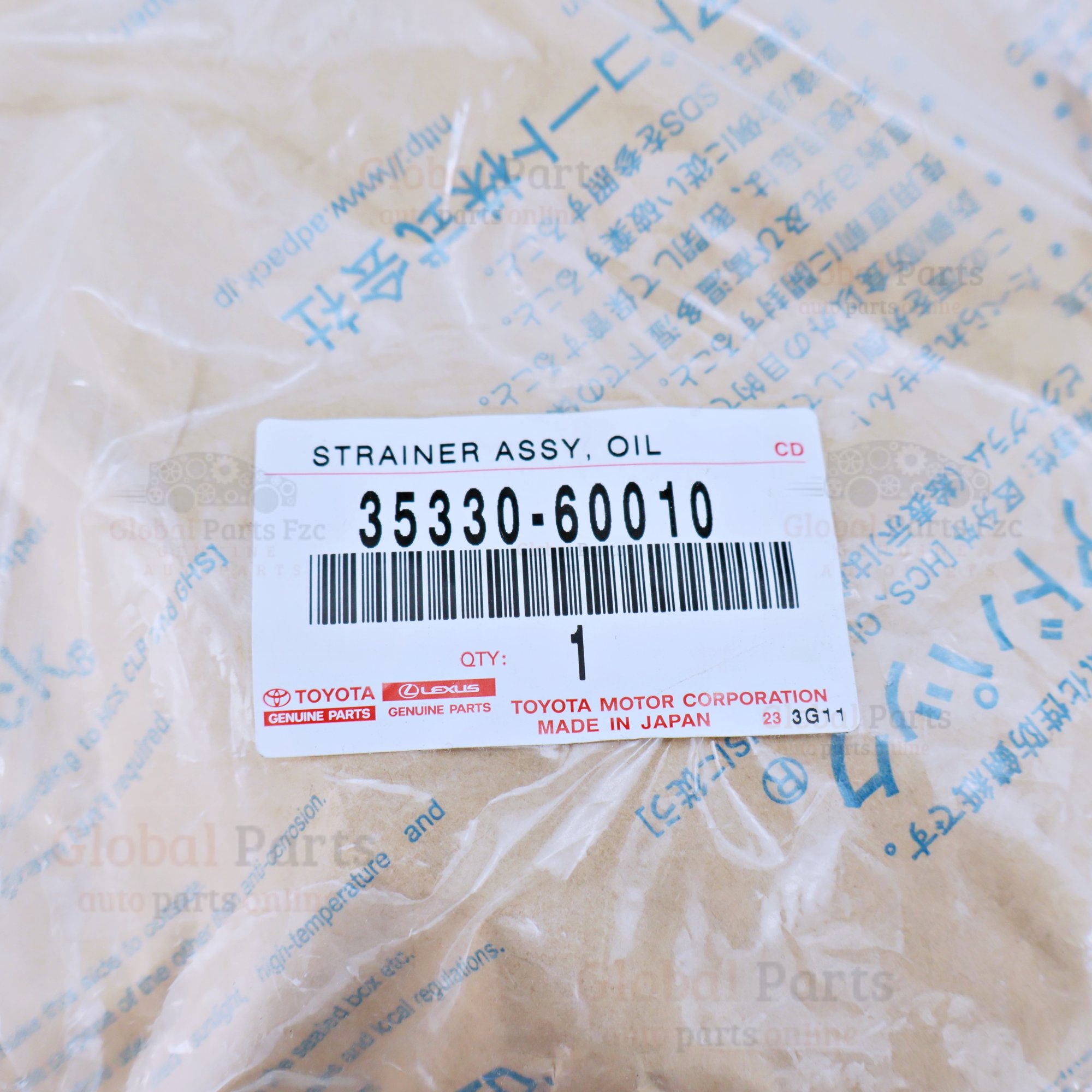 Genuine Toyota OEM Oil Strainer - 35330-60010