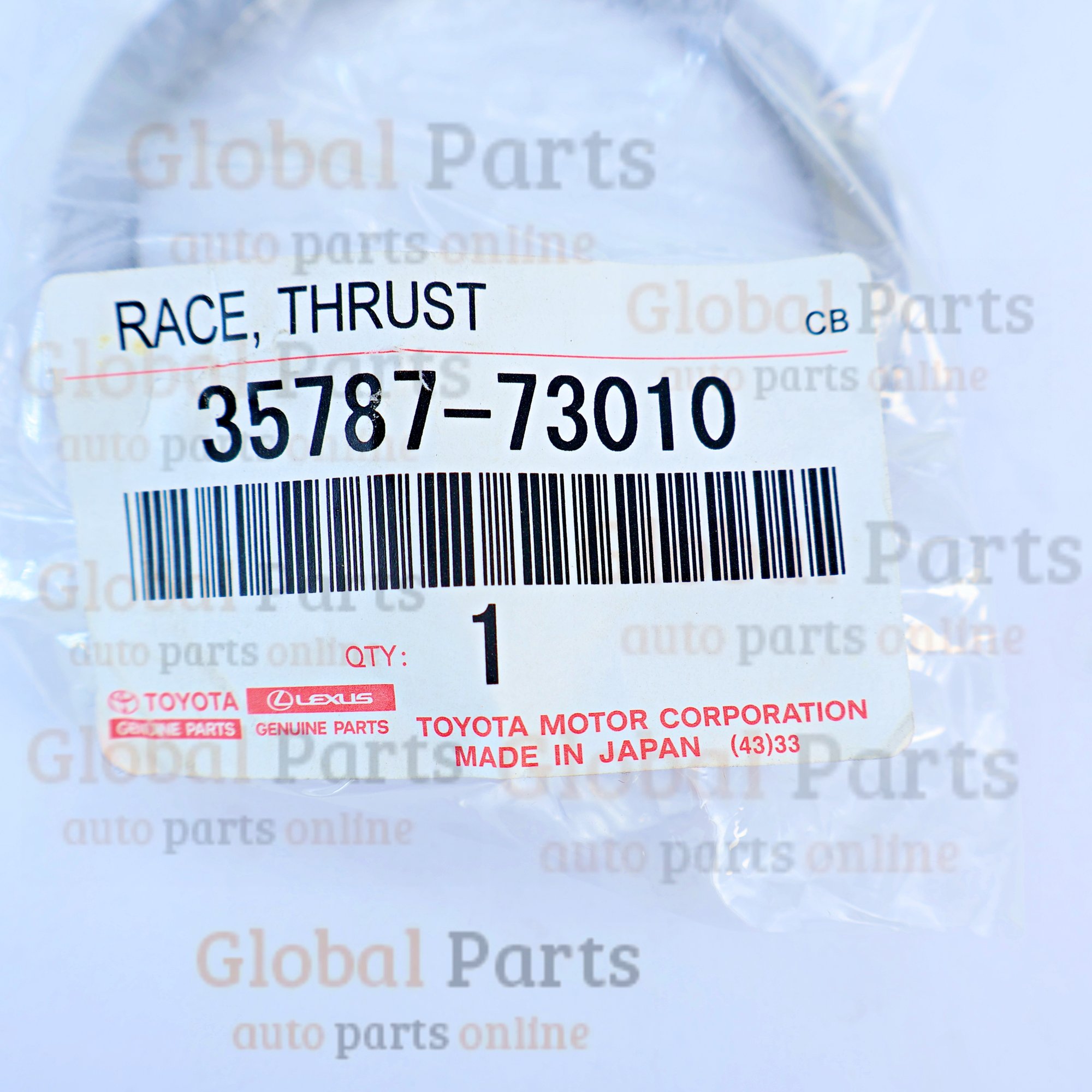 Genuine Toyota OEM Race Thrust Bearing - 35787-73010
