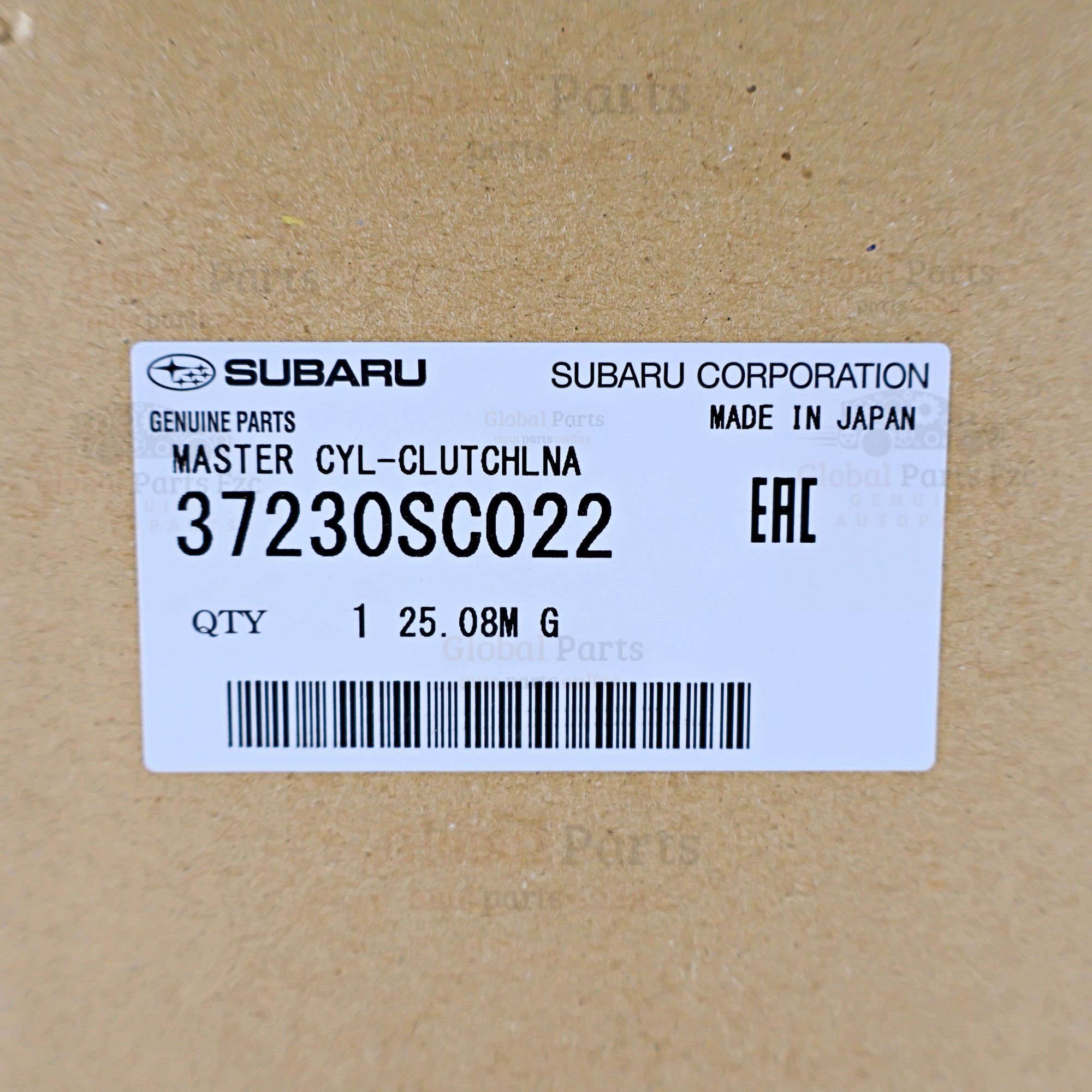 Genuine Subaru OEM Clutch Master Cylinder - 37230-SC022